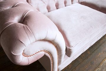 JVmoebel Chesterfield-Sofa, Chesterfield 3 Sitzer Sofa Design Sofa Couch 225 cm