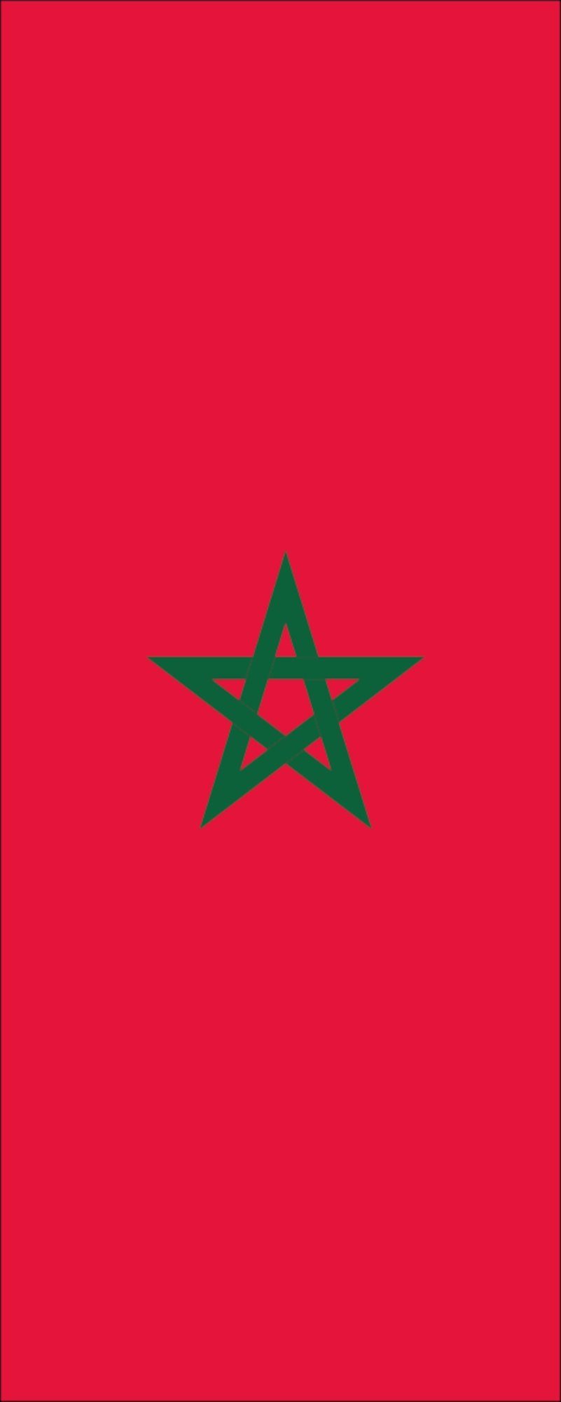 flaggenmeer Flagge Flagge g/m² 110 Hochformat Marokko