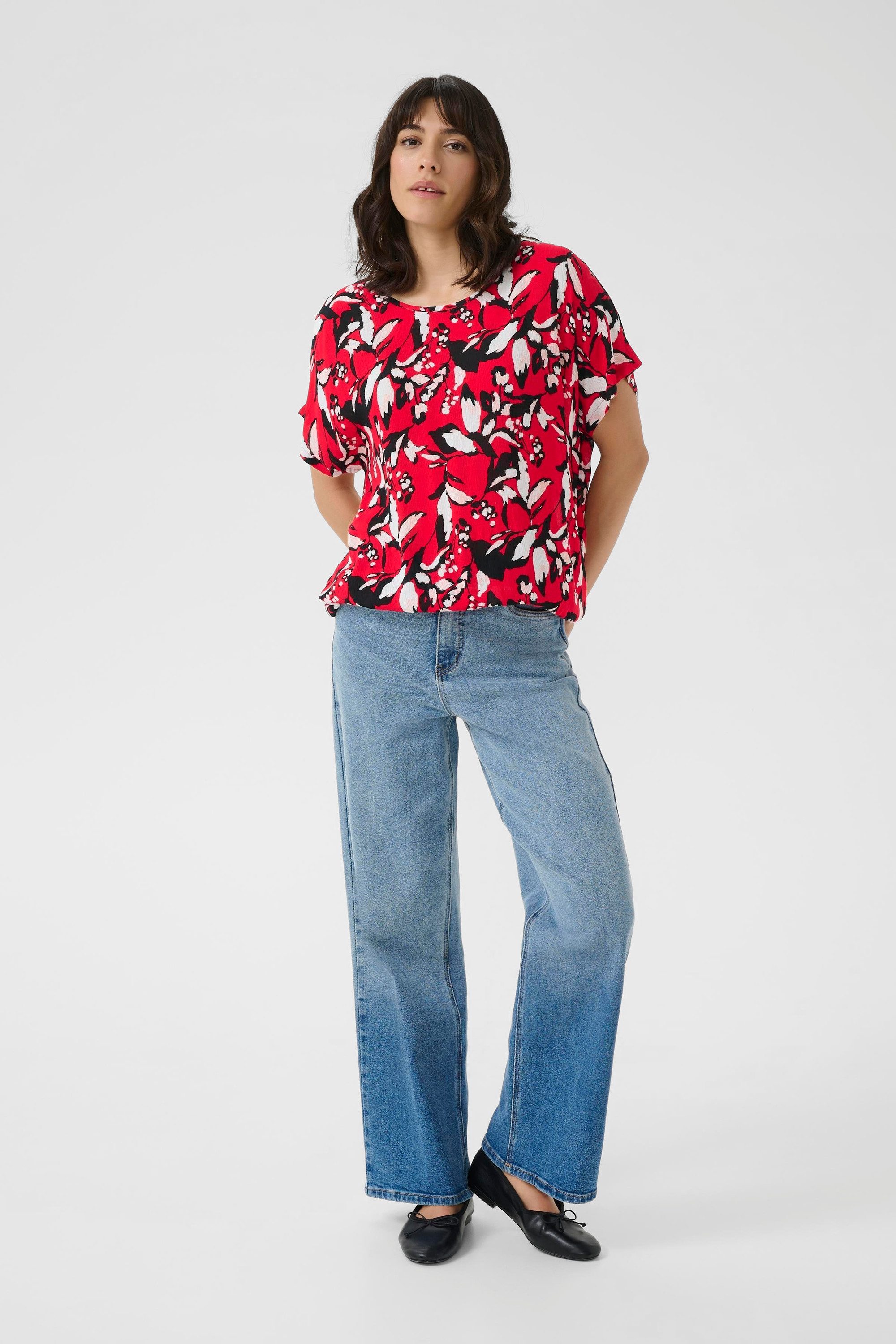 KAFFE Blusentop Ärmellose Bluse KAamber günstig online kaufen