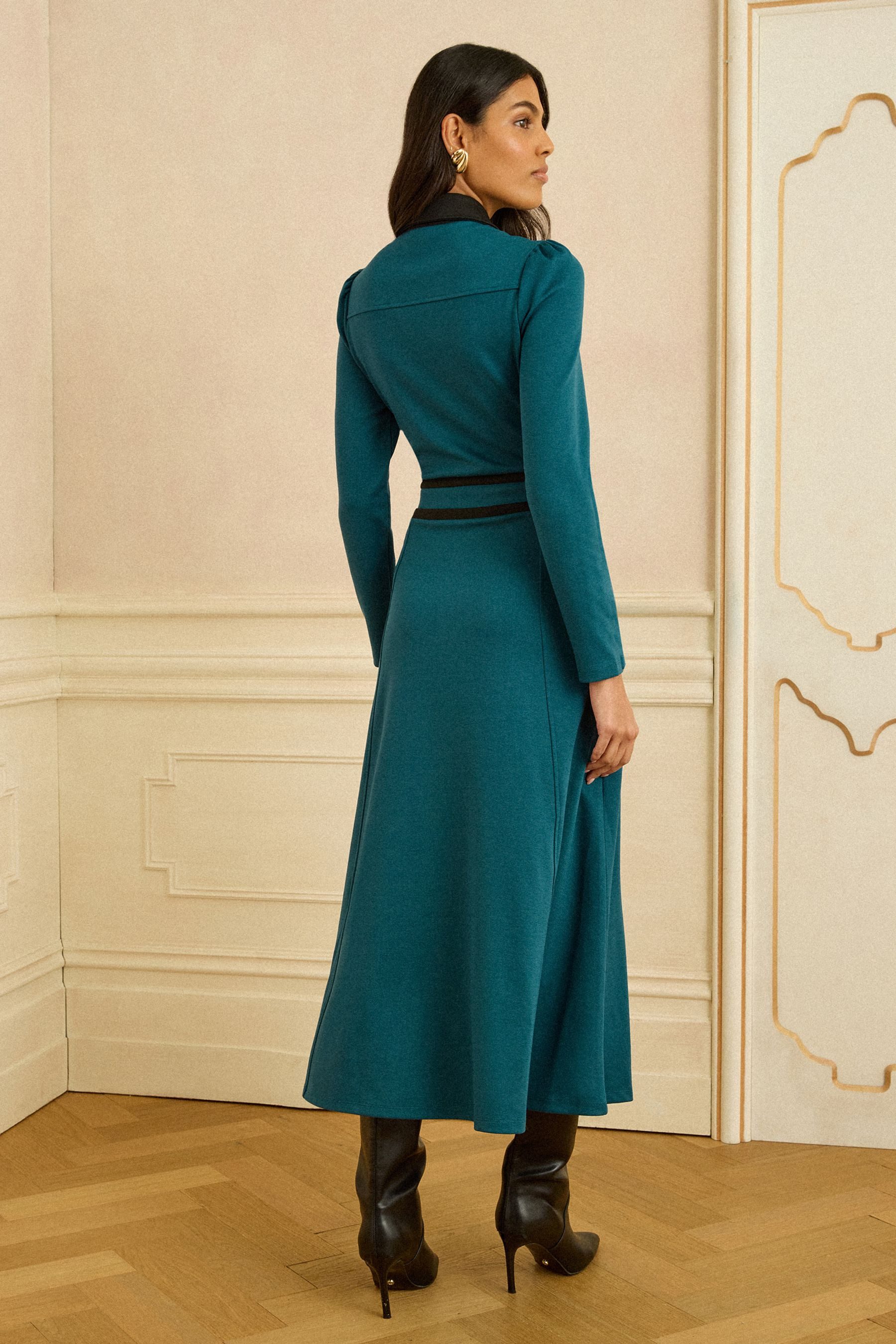 Love & Roses Midikleid Love & Roses Ponte-Midikleid, Kurzgröße (1-tlg) günstig online kaufen