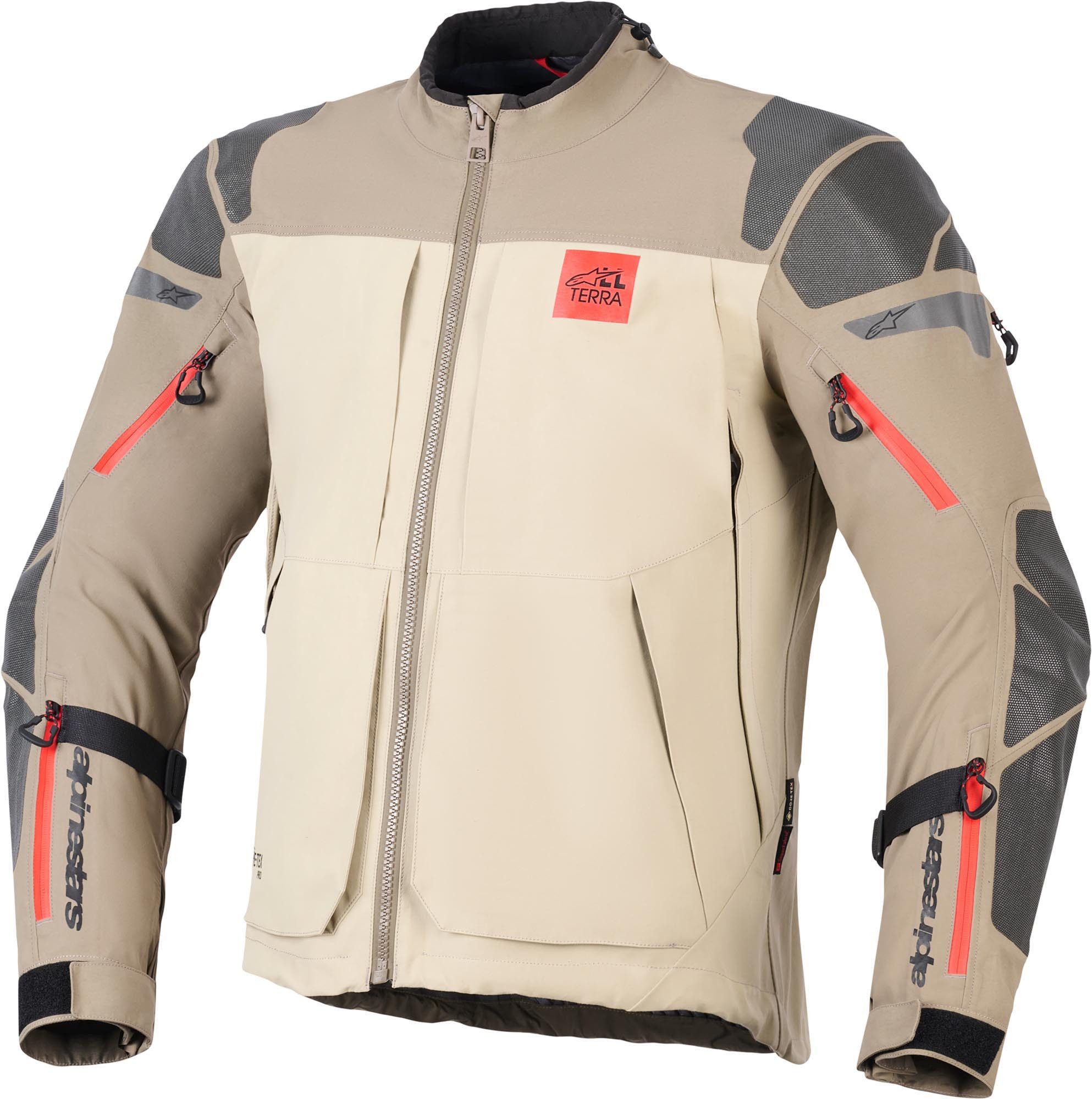 Alpinestars Motorradjacke Nazca 3L Gore-Tex Pro wasserdichte Motorrad Textiljacke 3-Lagen-Laminat,Airbag vorbereitet,Ellenbogenprotektoren enthalte