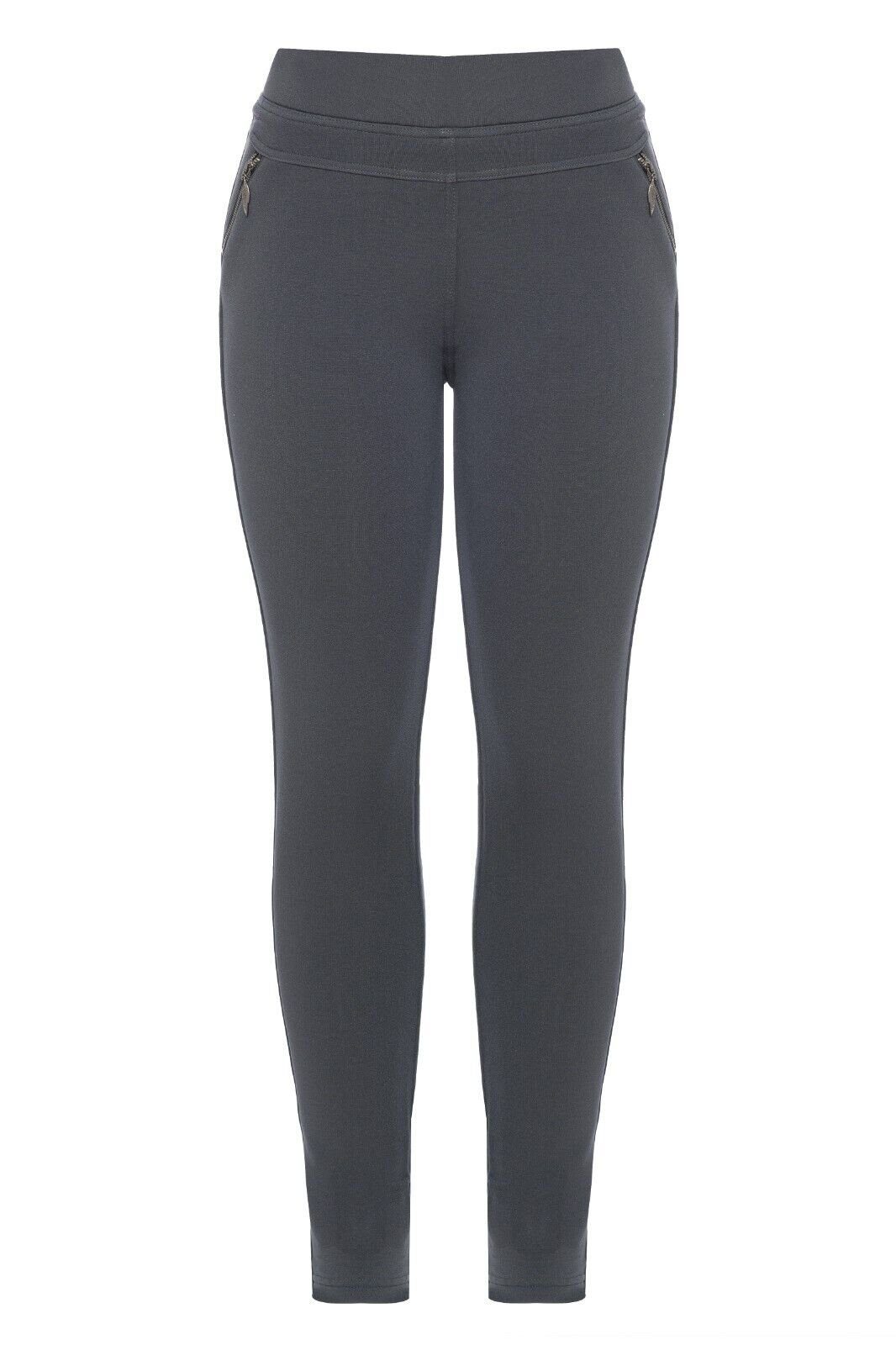 Kendindza Collection Thermoleggings Damen gefüttert Thermo Leggings Innenfleece Winterhose stretch Gummibund
