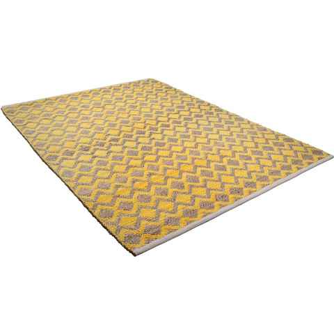 Teppich Geometric, TOM TAILOR HOME, rechteckig, Höhe: 7 mm, Flachgewebe, handgewebt, Material: 60% Baumwolle, 40% Jute