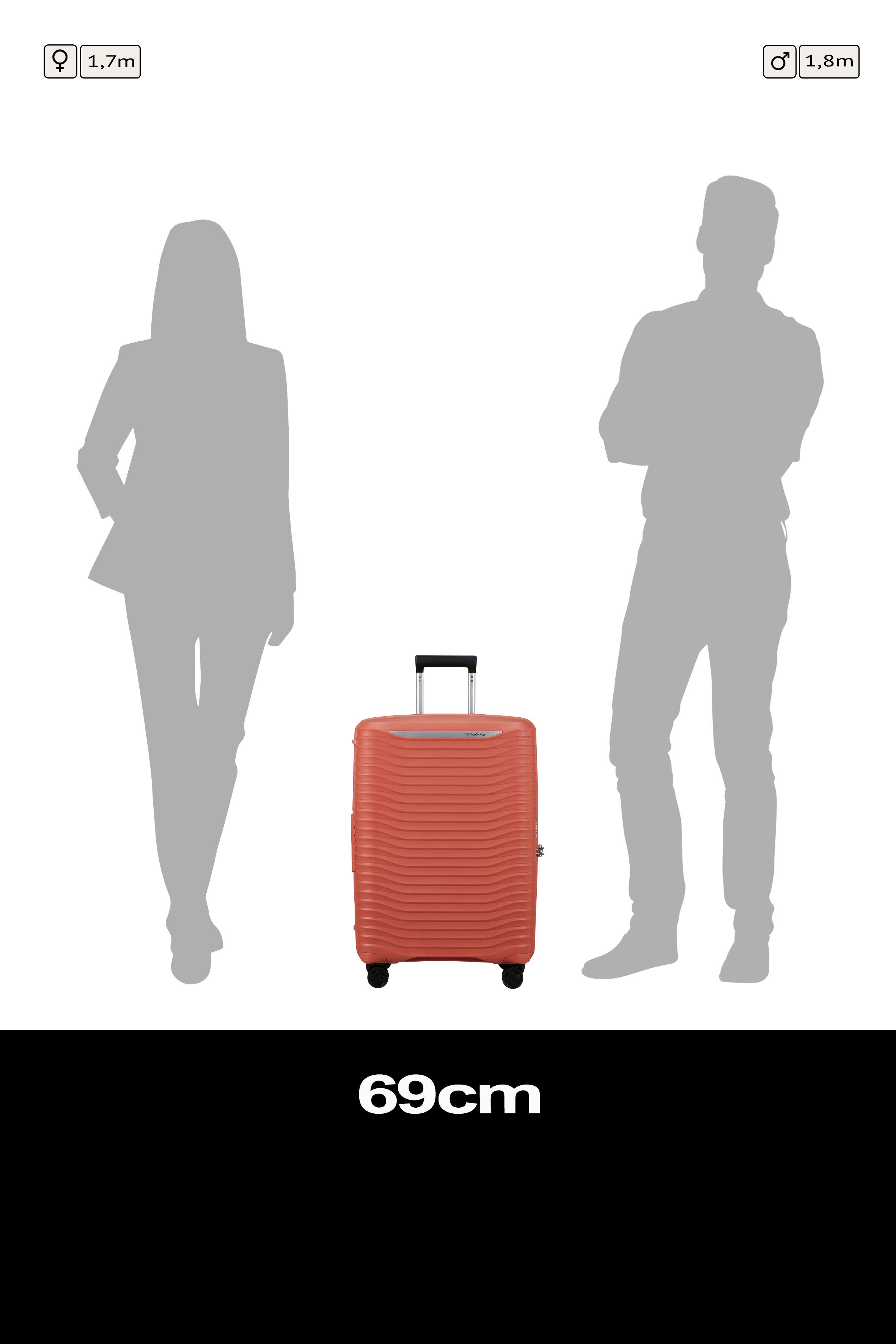 Samsonite Hartschalen-Trolley UPSCAPE, verschiedene Größen und Farben, 4 Ro günstig online kaufen