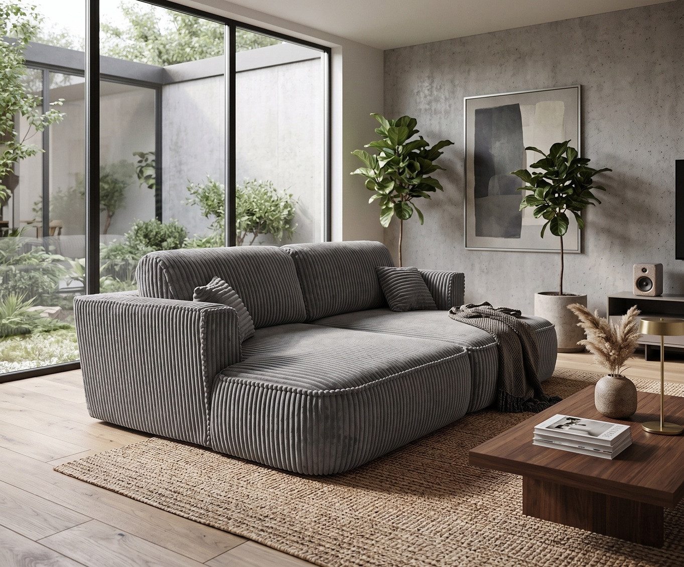 Labett Wohnlandschaft Modulares Sofa Cozi XXL BIGSOFA, Sofa Cozi – groß, bequem und modern mit gelegentlicher Schlaffunktion