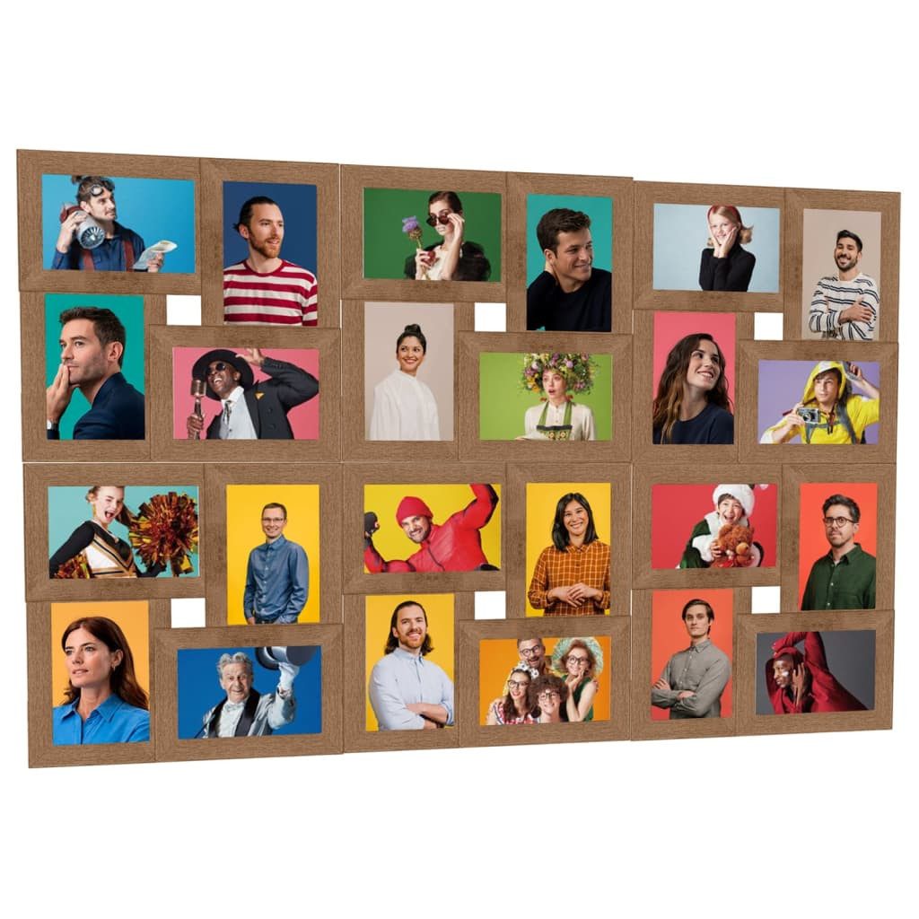furnicato Bilderrahmen Collage für 24x(10x15 cm) günstig online kaufen