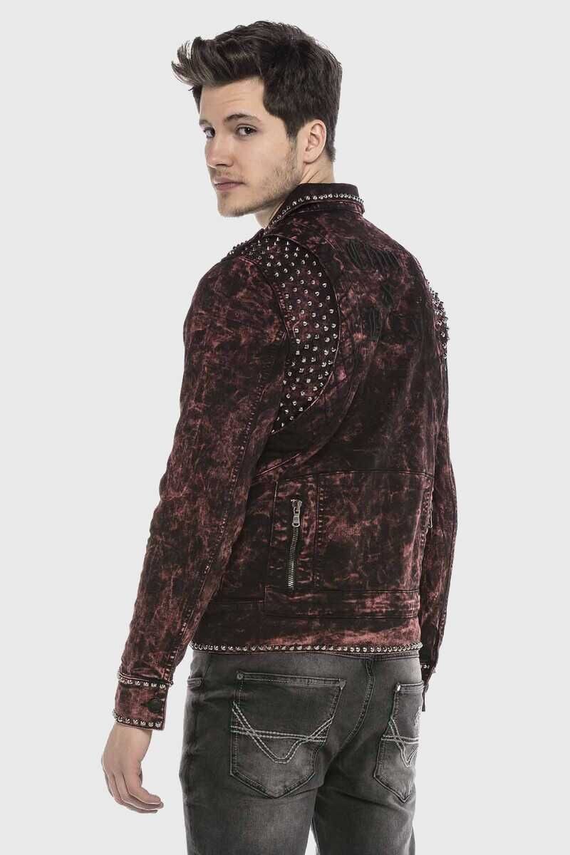 Cipo & Baxx Jeansjacke Jacke mit modischen Details