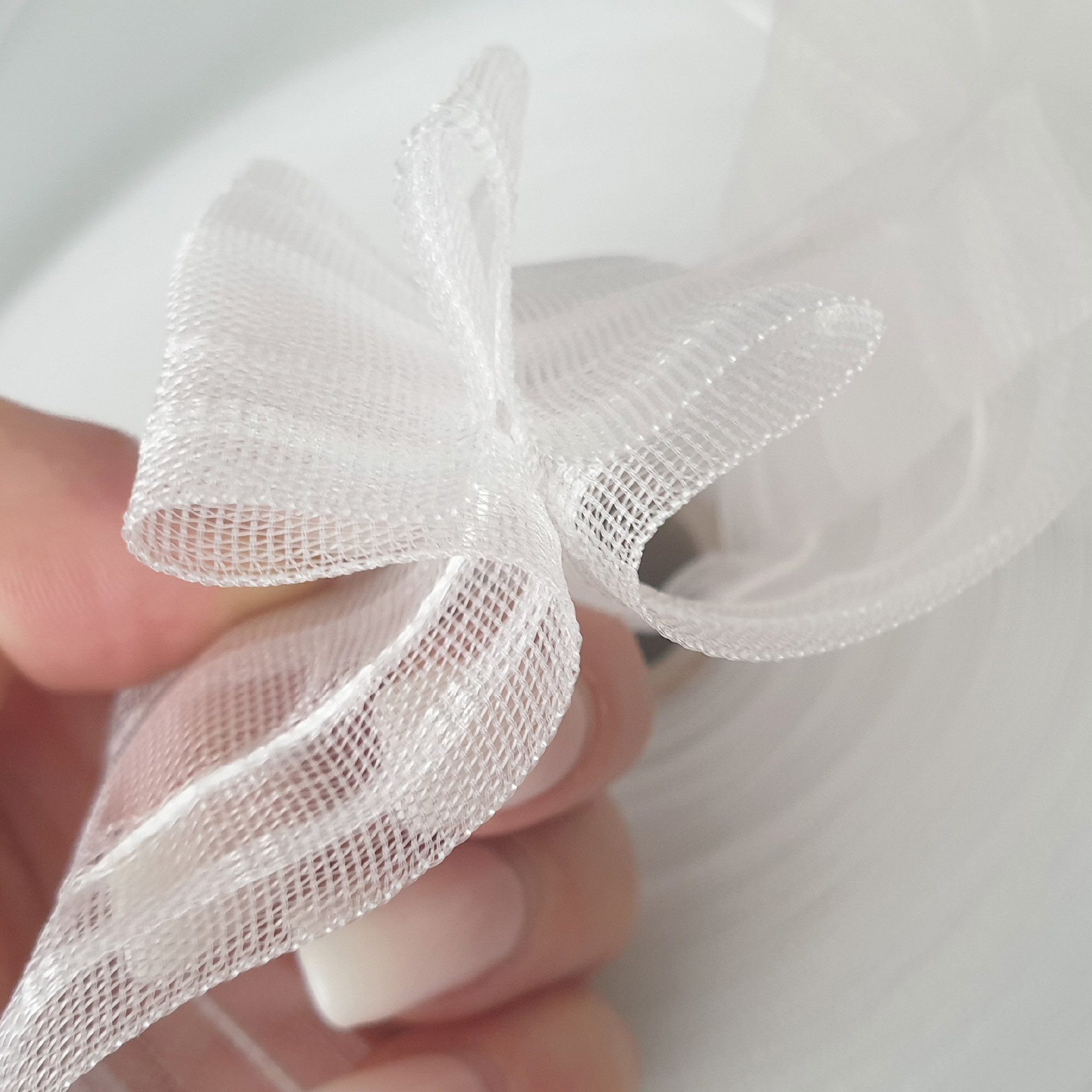 Bestlivings Faltenband FM-50-23, Gardinen, Vorhänge, Gardinenstoff, Gardinenband mit 3er Falte "Transparent" 50mm (Länge: 5m - 50m)