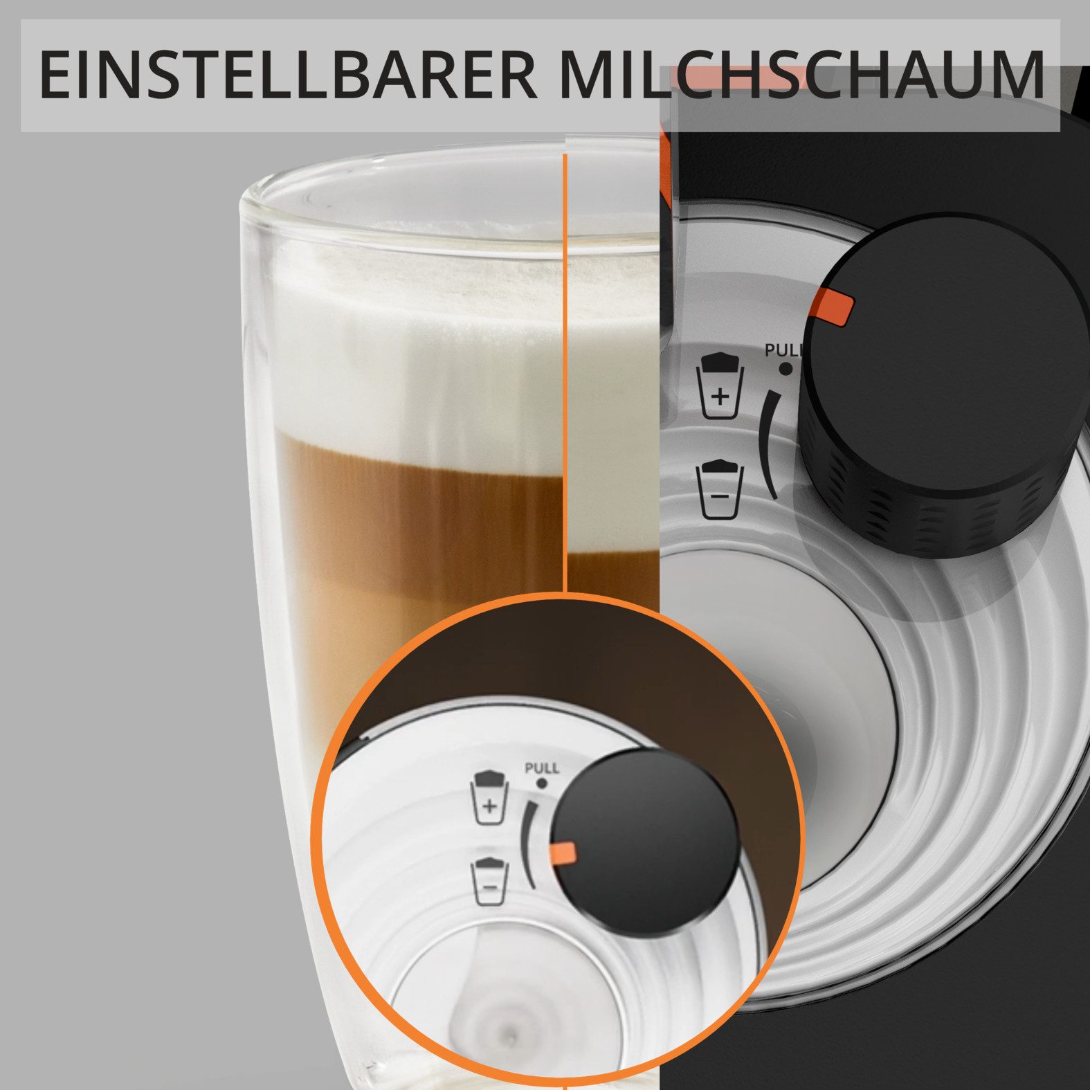Krups Kaffeevollautomat EA9129 Sensation Milk, 6 Kaffee- und Milchspezialitäten, aut. Reinigung, Metall-Brühgruppe – Bild 4 von 5