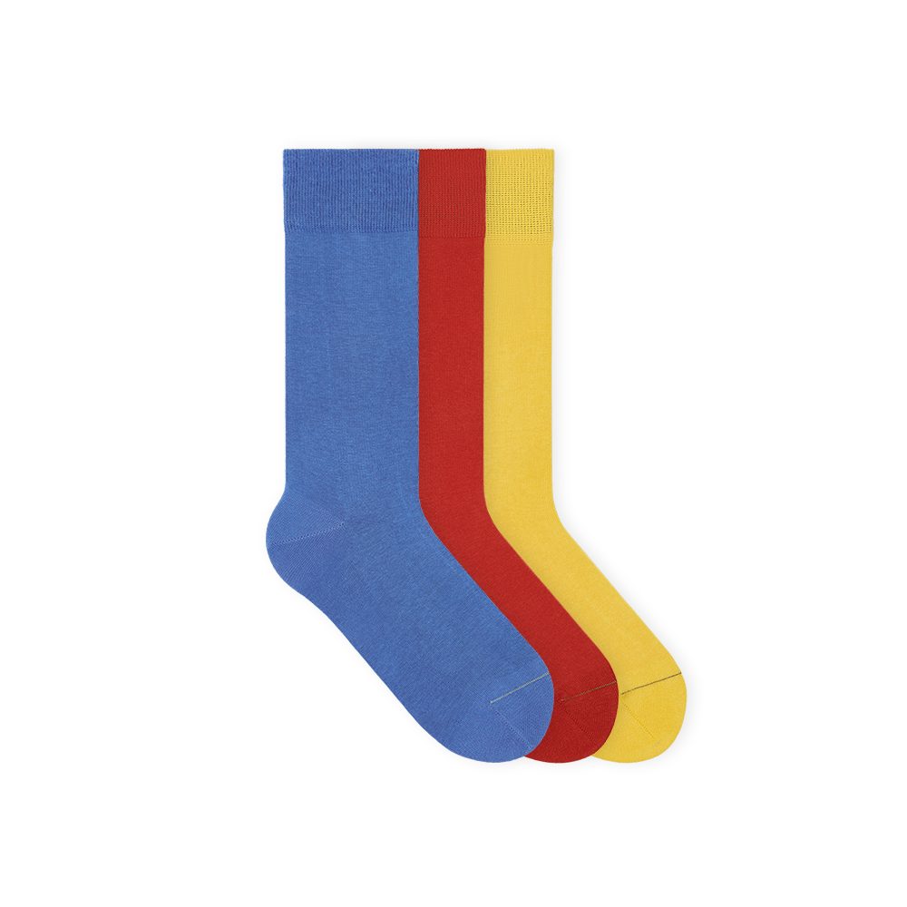 Socken Classic Socken-Set mit Signature Innenbund in mehrfarbig