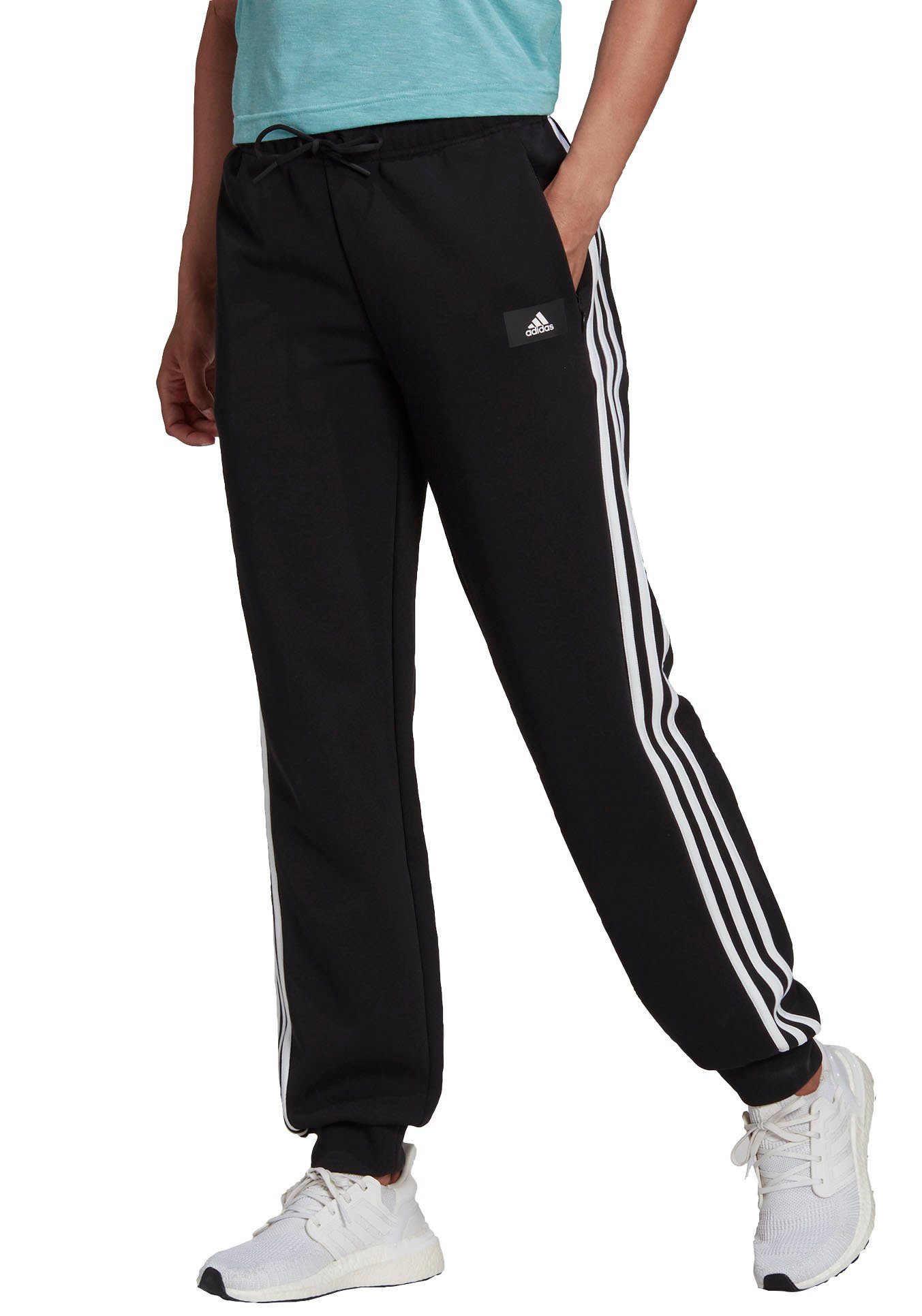 adidas Sportswear Sporthose SPORTSWEAR FUTURE HOSE REGULAR 3-STREIFEN (1-tlg) ICONS FIT BLACK ADIDAS