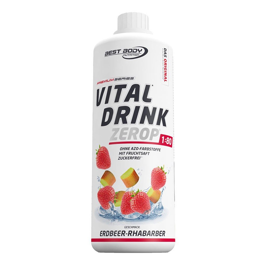 Best Body Nutrition Vital Drink Zerop - 1000 ml Flasche Sirup