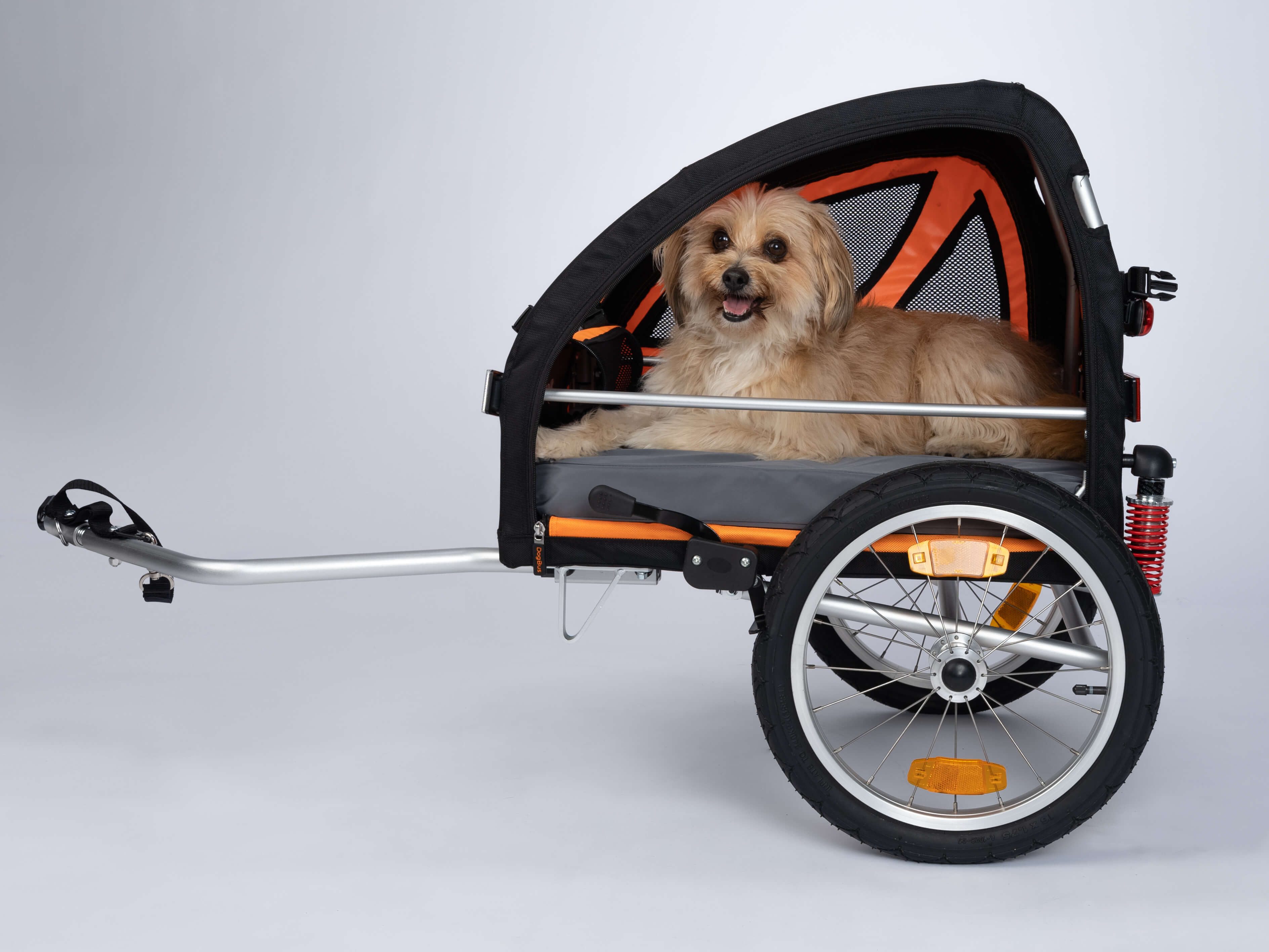 TrendPet Fahrradhundeanhänger DogBus S, mit Feststellbremsen und Komfortfederung