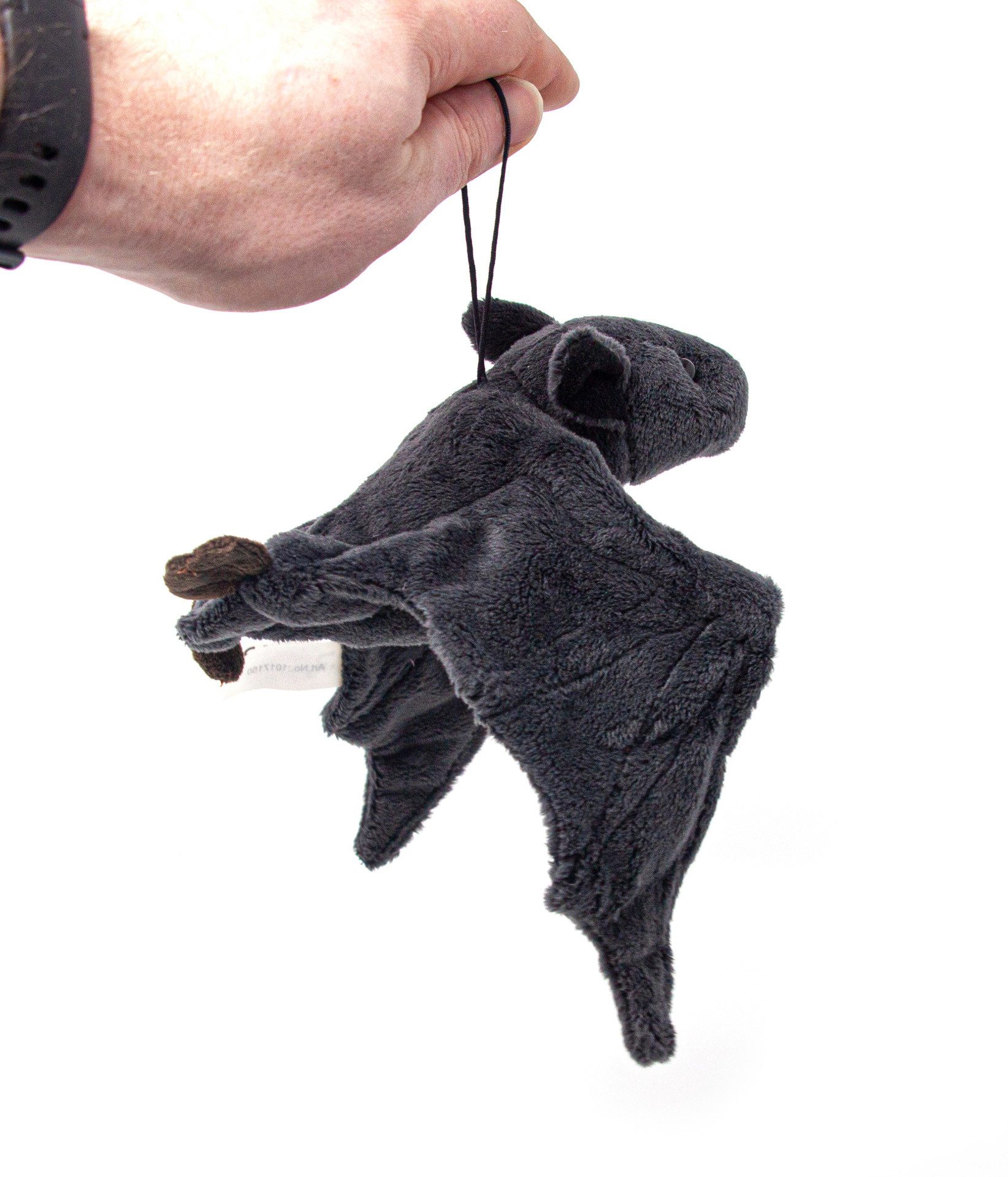 Cornelißen Kuscheltier Cornelissen - Kuscheltier - schwarze Fledermaus mit Band - 36 cm