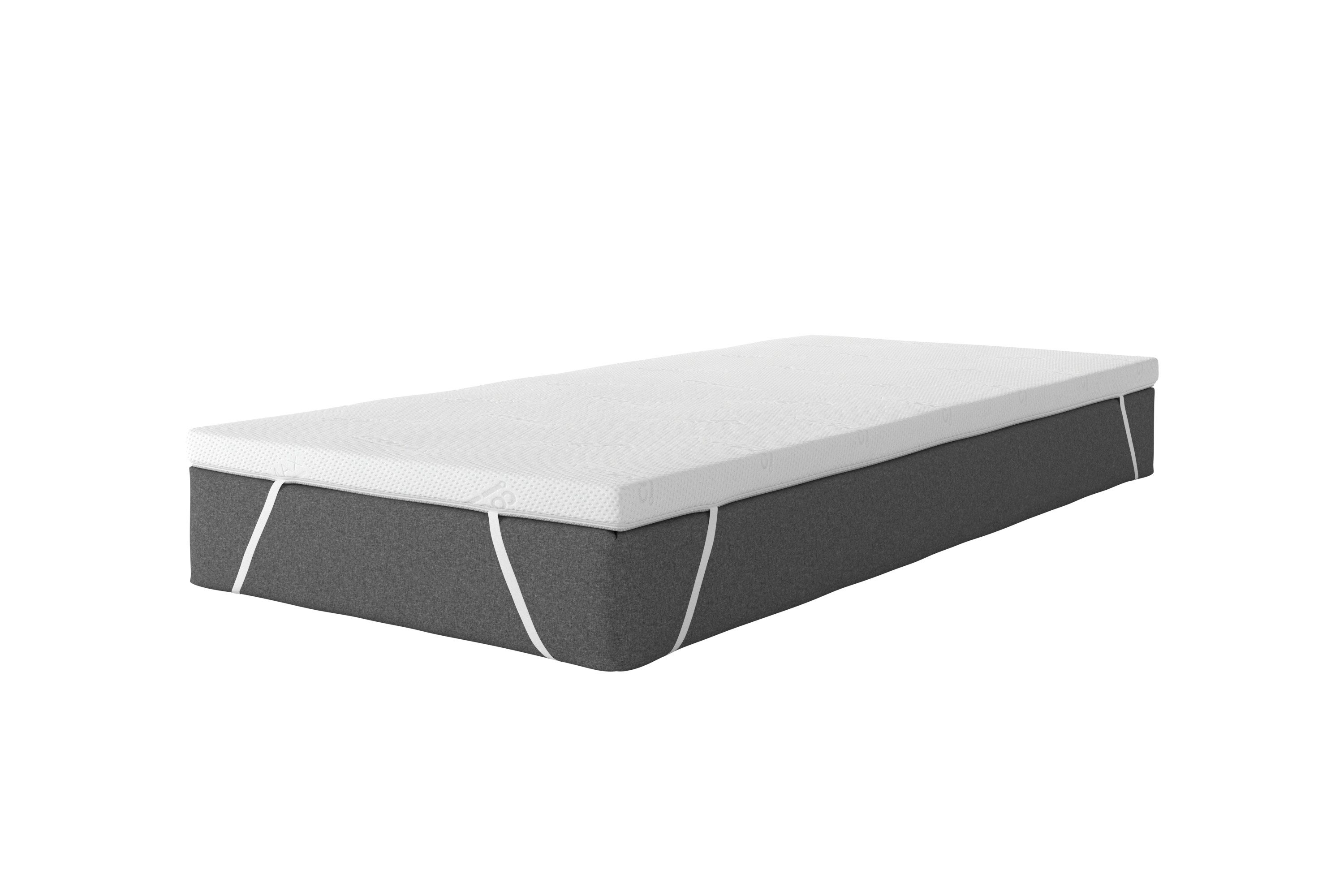 OTTO home, Topper Lasse, Topper 90x200 cm,180x200 cm & mehr, 7 cm hoch, Gelschaum, Matratze, Boxspringbett, ergonomisch, langlebige Qualität (RG 39)