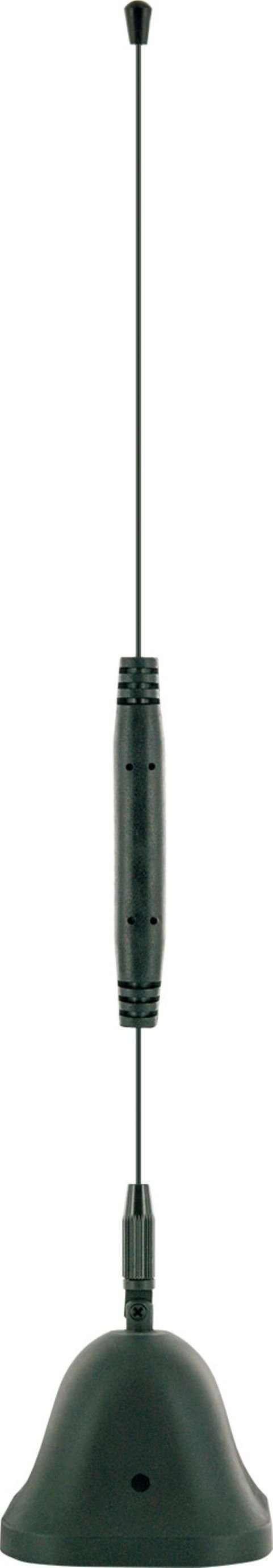 Schwaiger ANT04DTA 031 Stabantenne (für Innen- und Außenbereich), Magnetfuss, eingebautem Verstärker, LTE-Sperrfilter