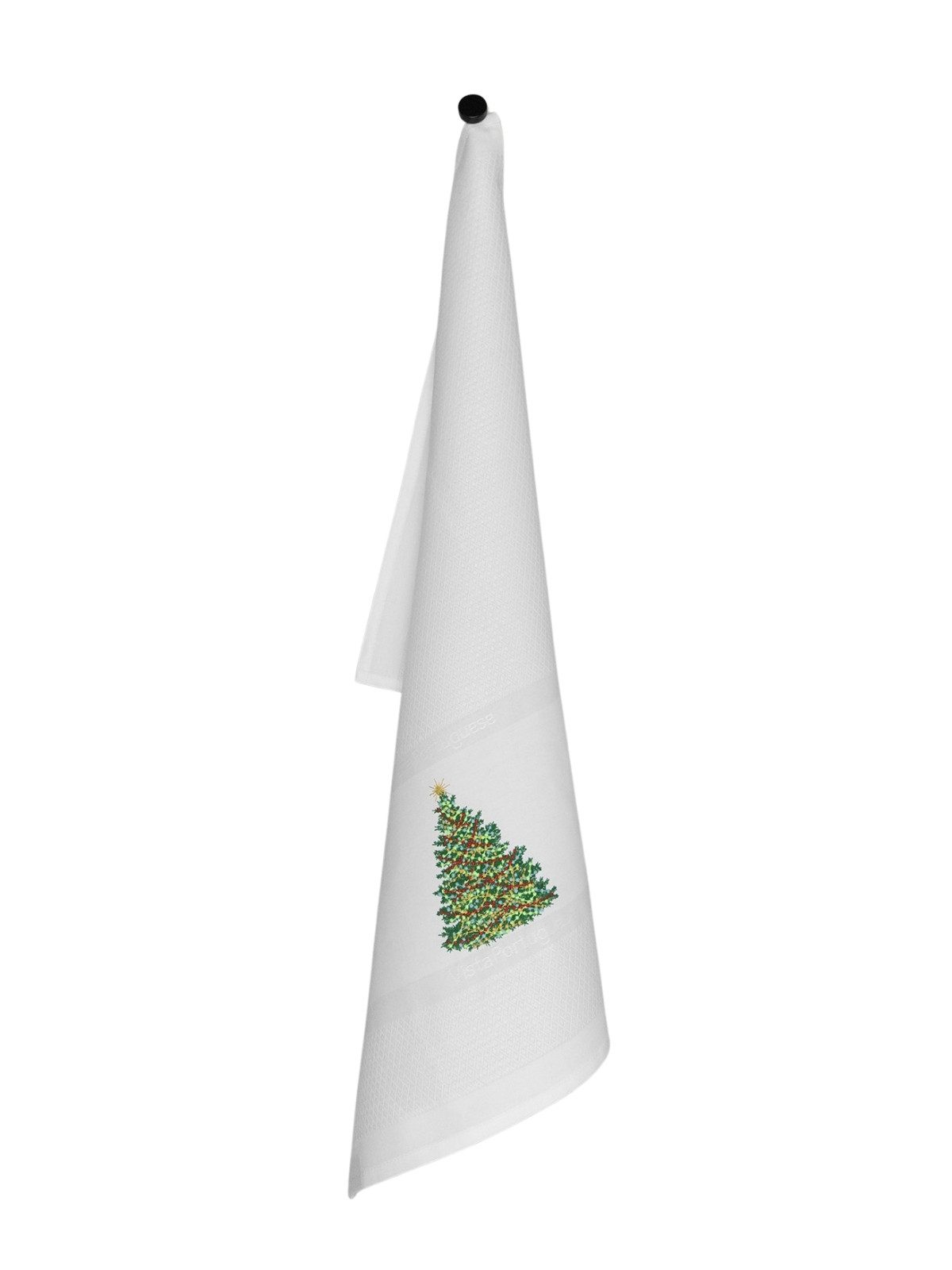 Vista Portuguese Geschirrtuch Geschirrtuch Christmas Tree weiß 50x70 cm