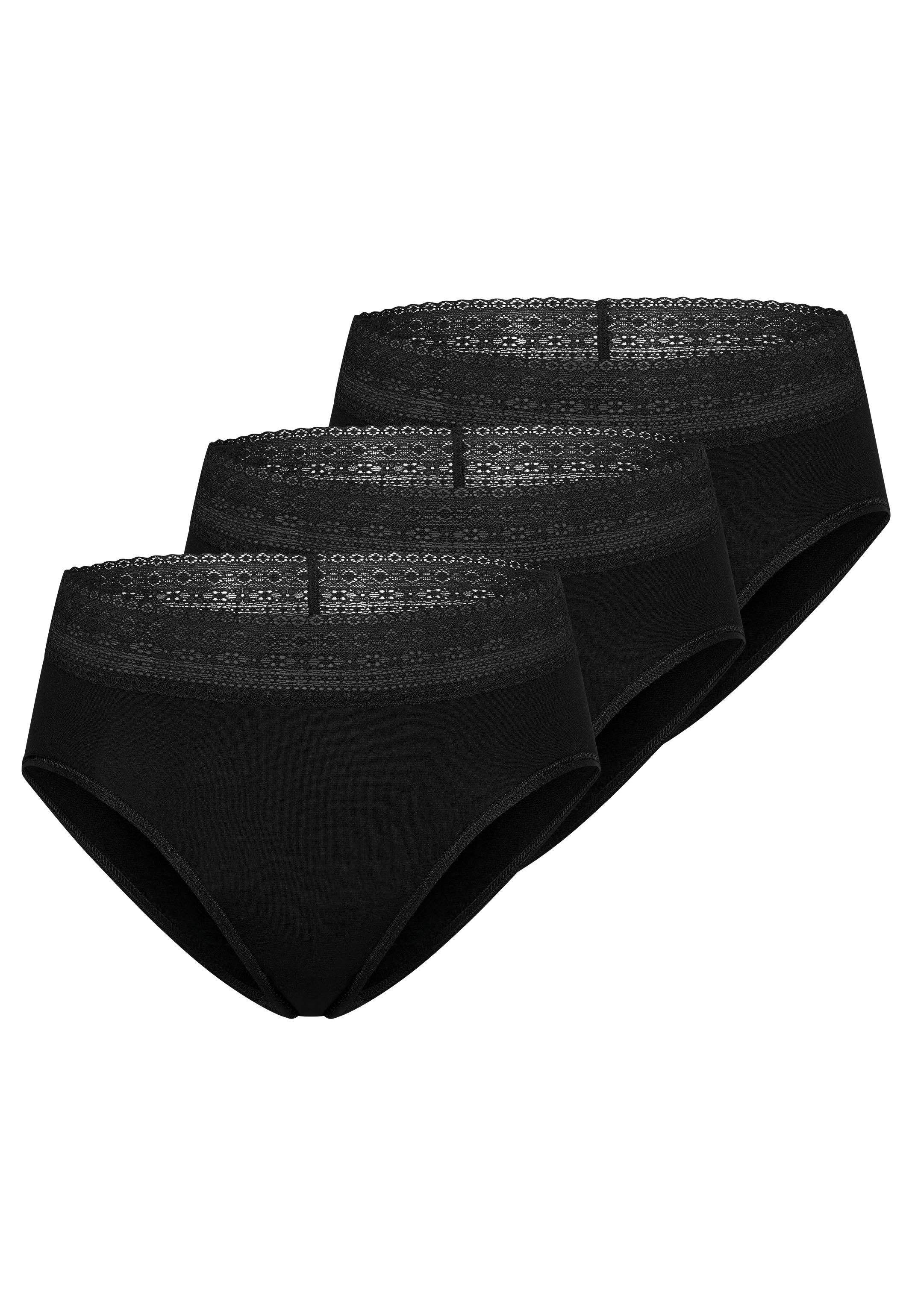 Taillenslip 3er Pack Modal Lace