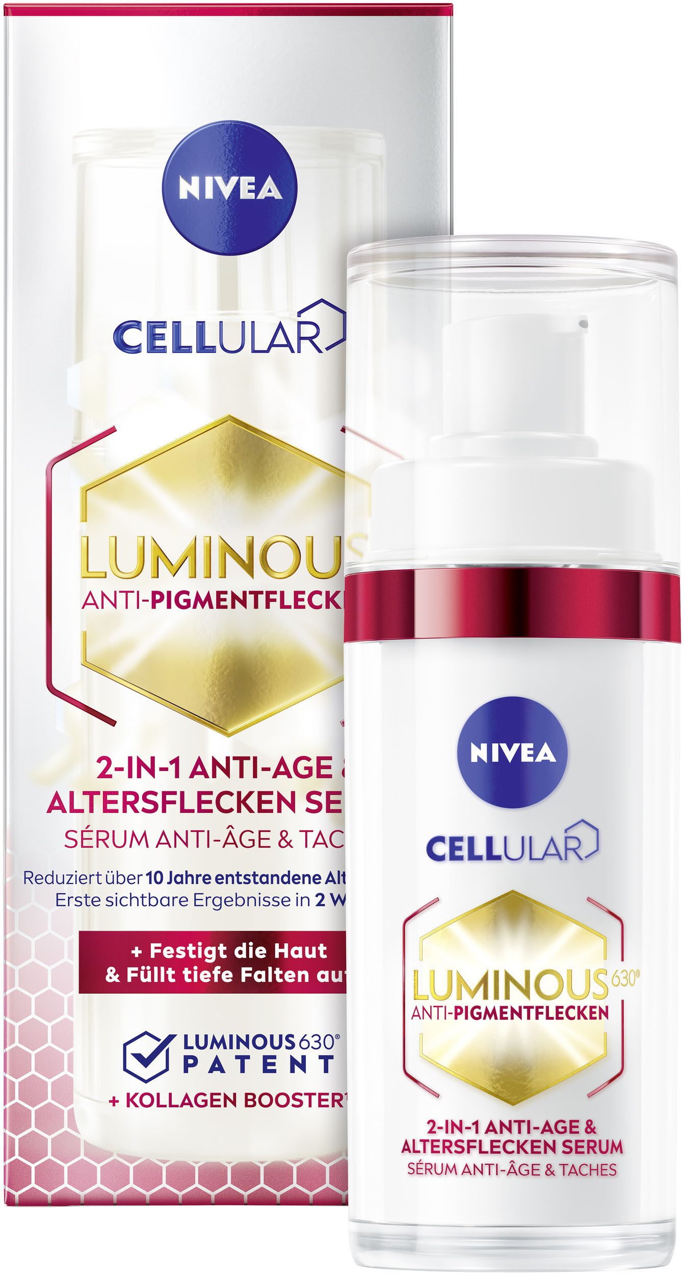 Gesichtsserum LUMINOUS630 Anti-Pigmentflecken & Altersflecken Serum