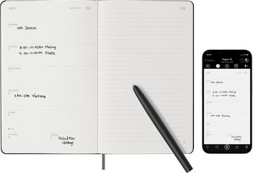 MOLESKINE Buchkalender, Smart Kalender 2024 für das Smart Writing System 1 Wo = 1 Seite, A5
