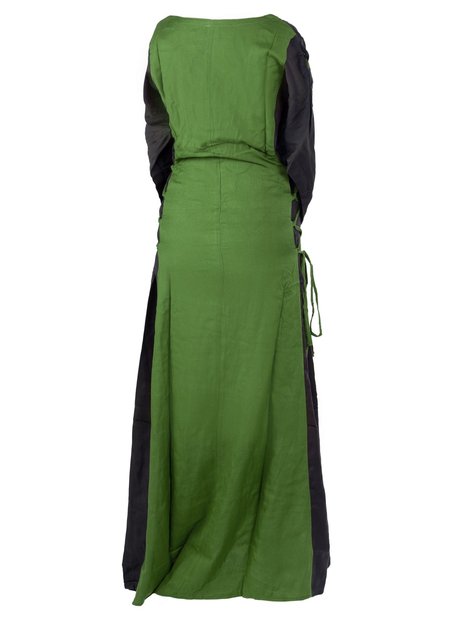 Metamorph Hexen-Kostüm Wikinger Schnürkleid schwarz-grün, Hochwertige und authentische Mittelalterkleidung zu unschlagbar günst