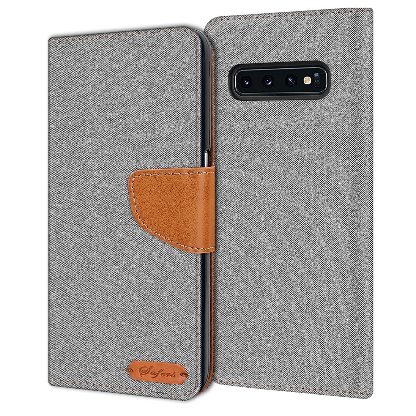 CoolGadget Handyhülle Flip Case Wallet Cover Book Tasche für Samsung Galaxy S10 6,1 Zoll, Handy Tasche mit Kartenfach Book Schutzhülle