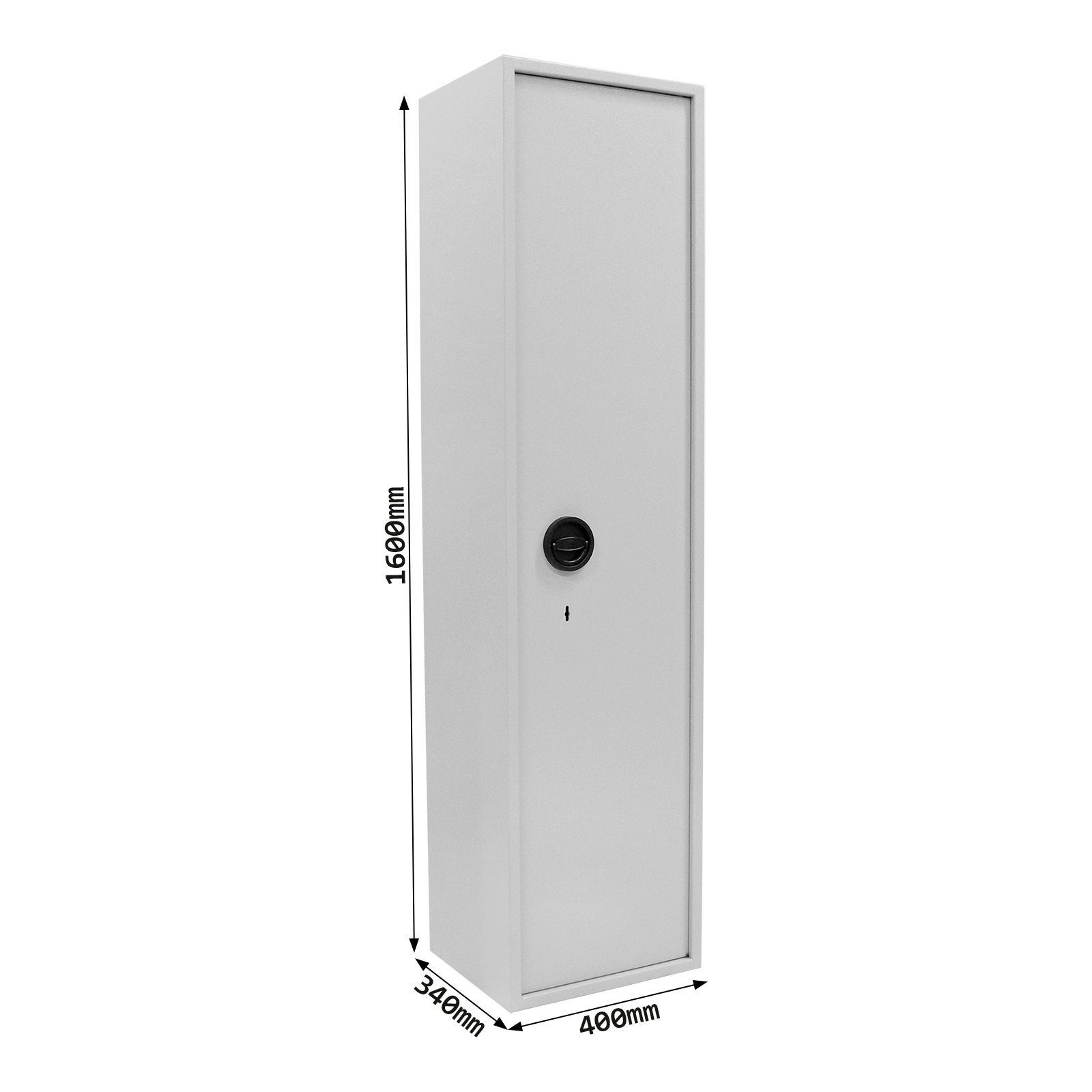 Profirst Waffenschrank Teos 8 S1 Doppelbartschloss lichtgrau