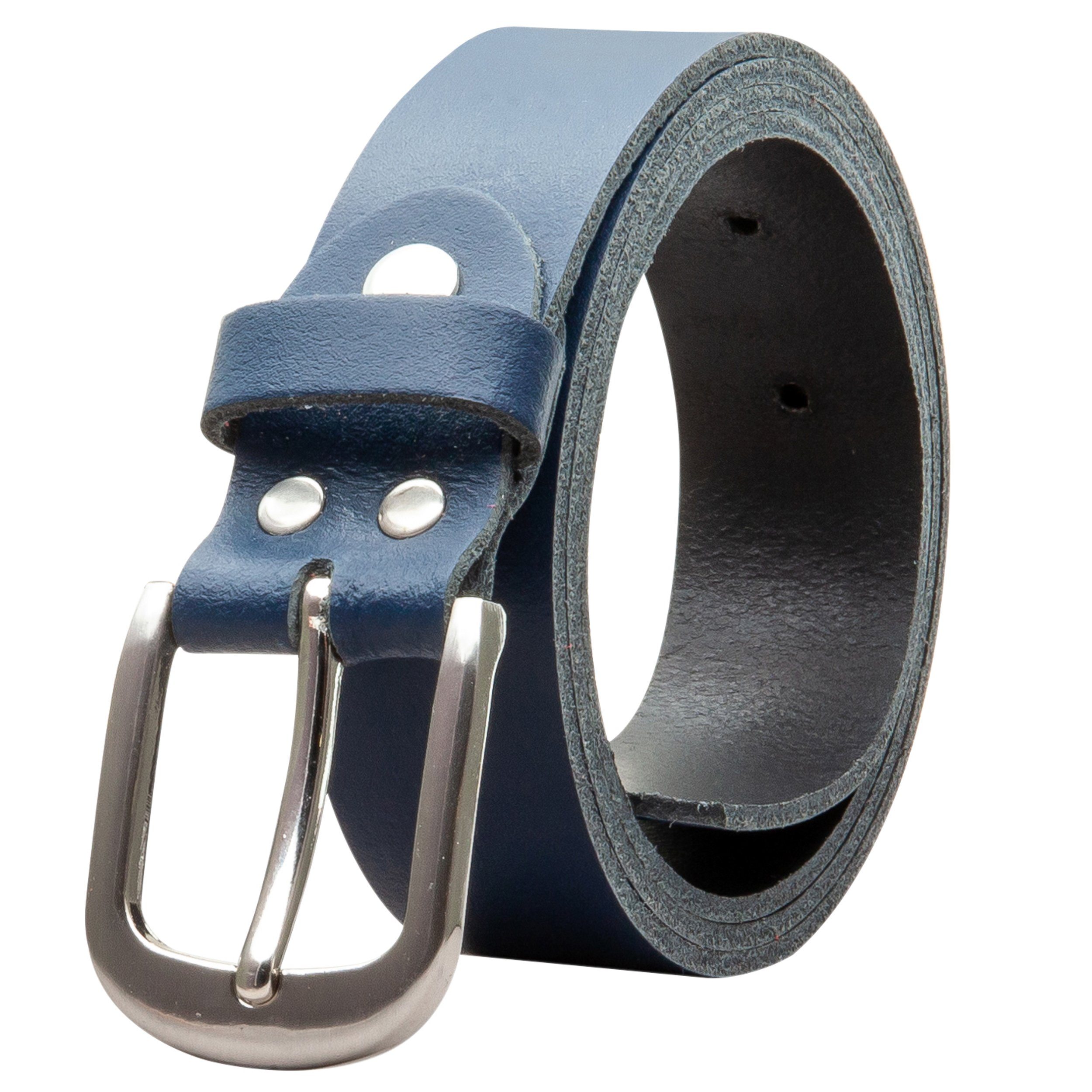 COLOGNEBELT Ledergürtel C23-SL Schlicht dennoch modern mit Dornschließe, MADE IN GERMANY