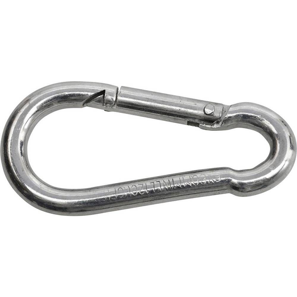 Karabiner Feuerwehrkarabinerhaken Stahl galvanisch verzinkt