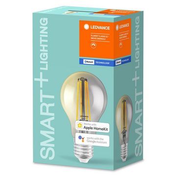 Ledvance LED-Leuchtmittel Filament Smart+ Birne, E27, Warmweiß, Dimmbar