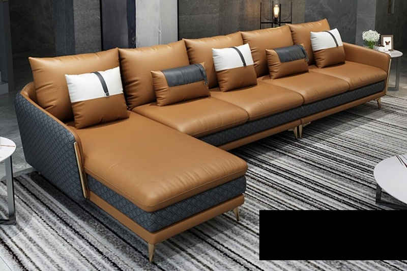 JVmoebel Ecksofa Wohnlandschaft Ecksofa L-Form Couch Sitz Polster Sofa Sofas Sofort, 3 Teile