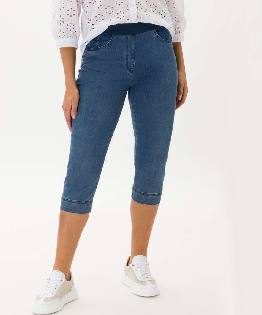 RAPHAELA by BRAX 5-Pocket-Jeans Style PAMINA CAPRI blau