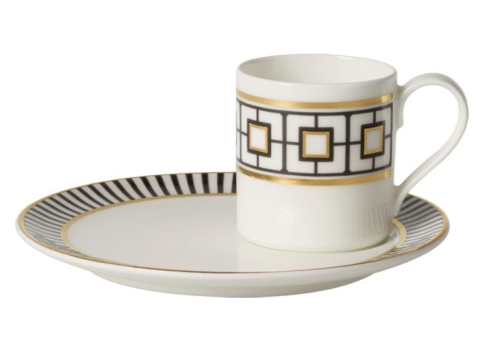 Villeroy & Boch Espressotasse Signature Metrochic Mokka-/Espressotasse 2tlg., Premium Porcelain