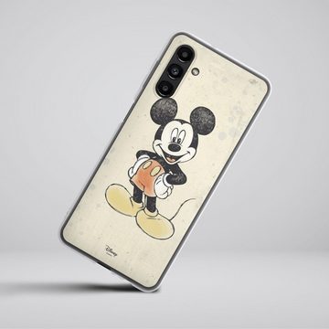 DeinDesign Handyhülle Offizielles Lizenzprodukt Mickey & Minnie Mouse Wasserfarbe, Samsung Galaxy A13 5G Silikon Hülle Bumper Case Handy Schutzhülle