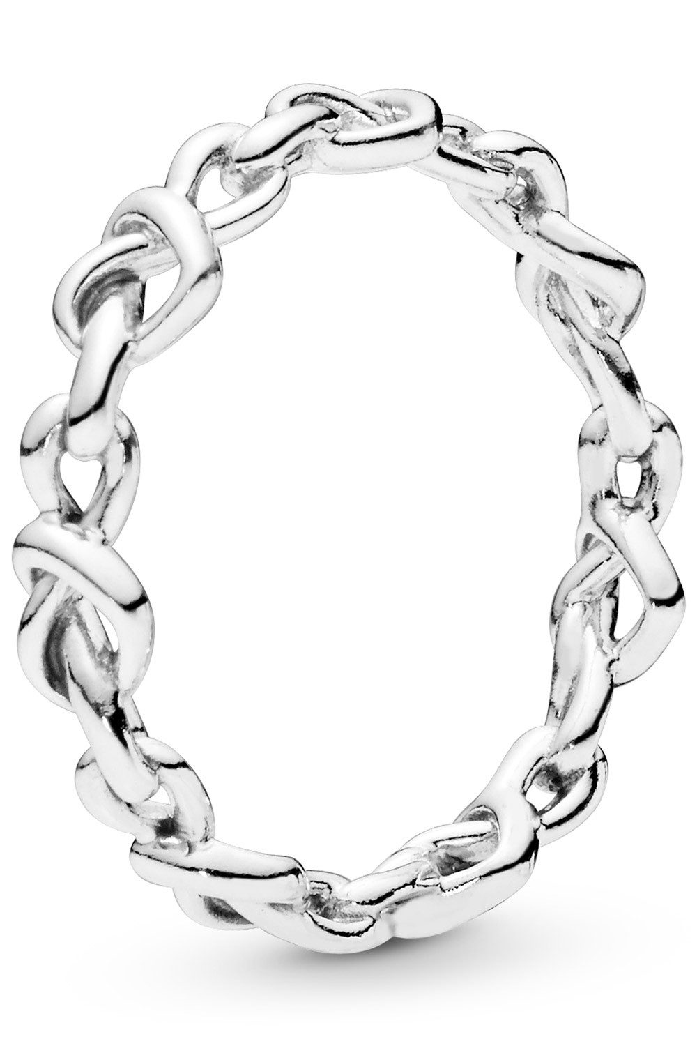 Silberring DamenKnotted Hearts