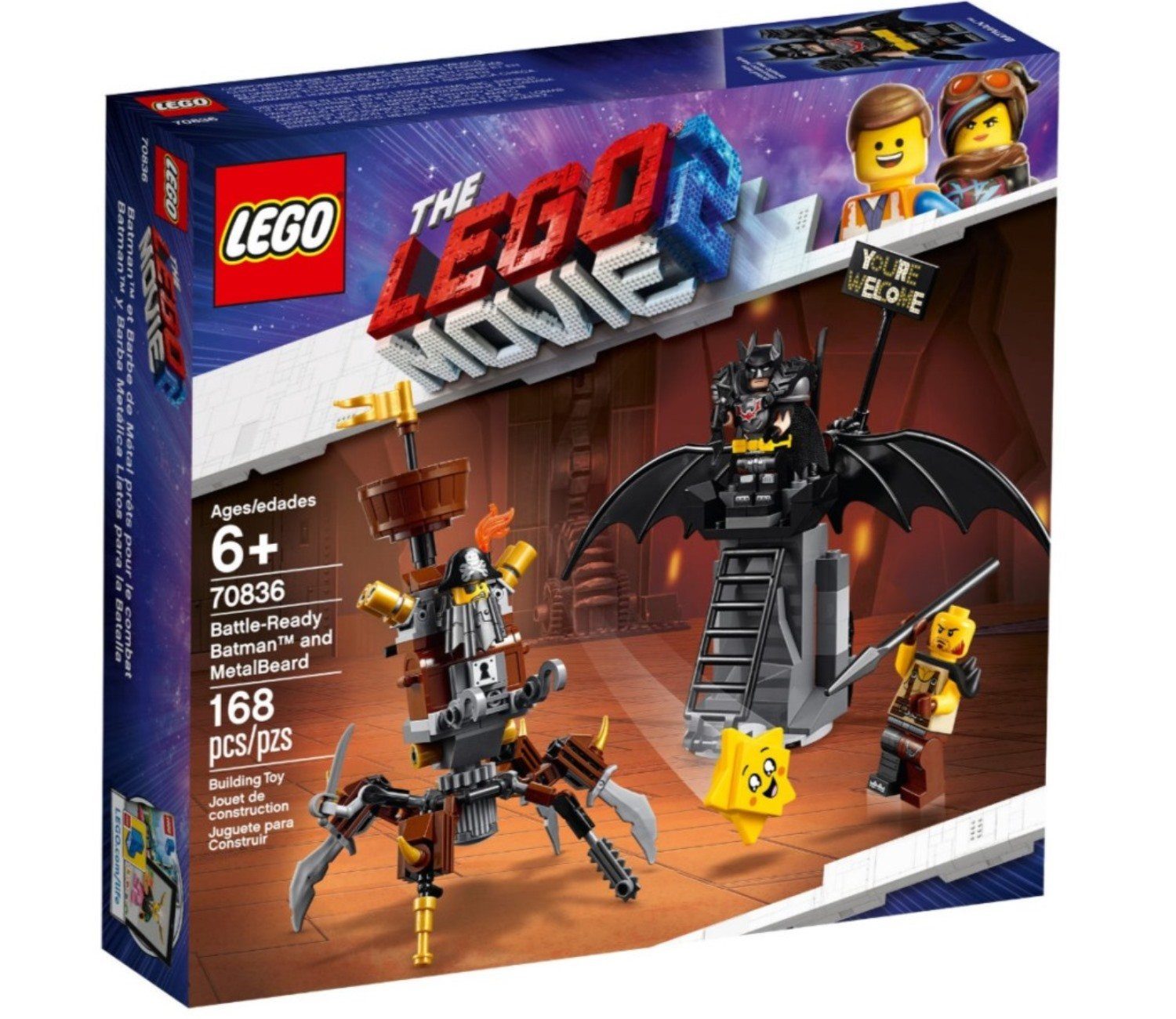 LEGO® Konstruktions-Spielset »70836 THE LEGO® MOVIE 2 Set Piraten-Set«,  Einsatzbereiter Batman und EisenBart