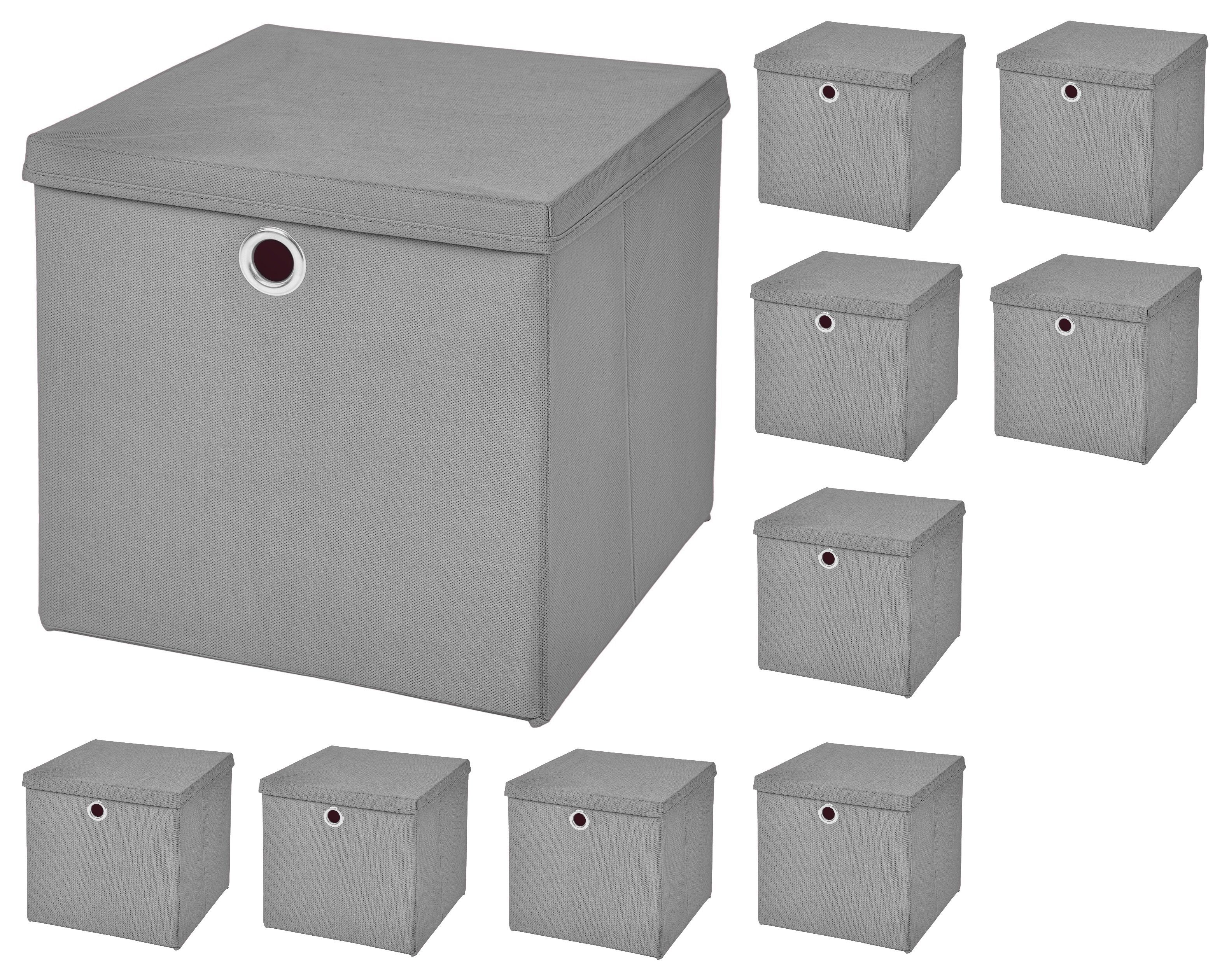 StickandShine Aufbewahrungsbox 10 Stück Faltboxen 28 günstig online kaufen