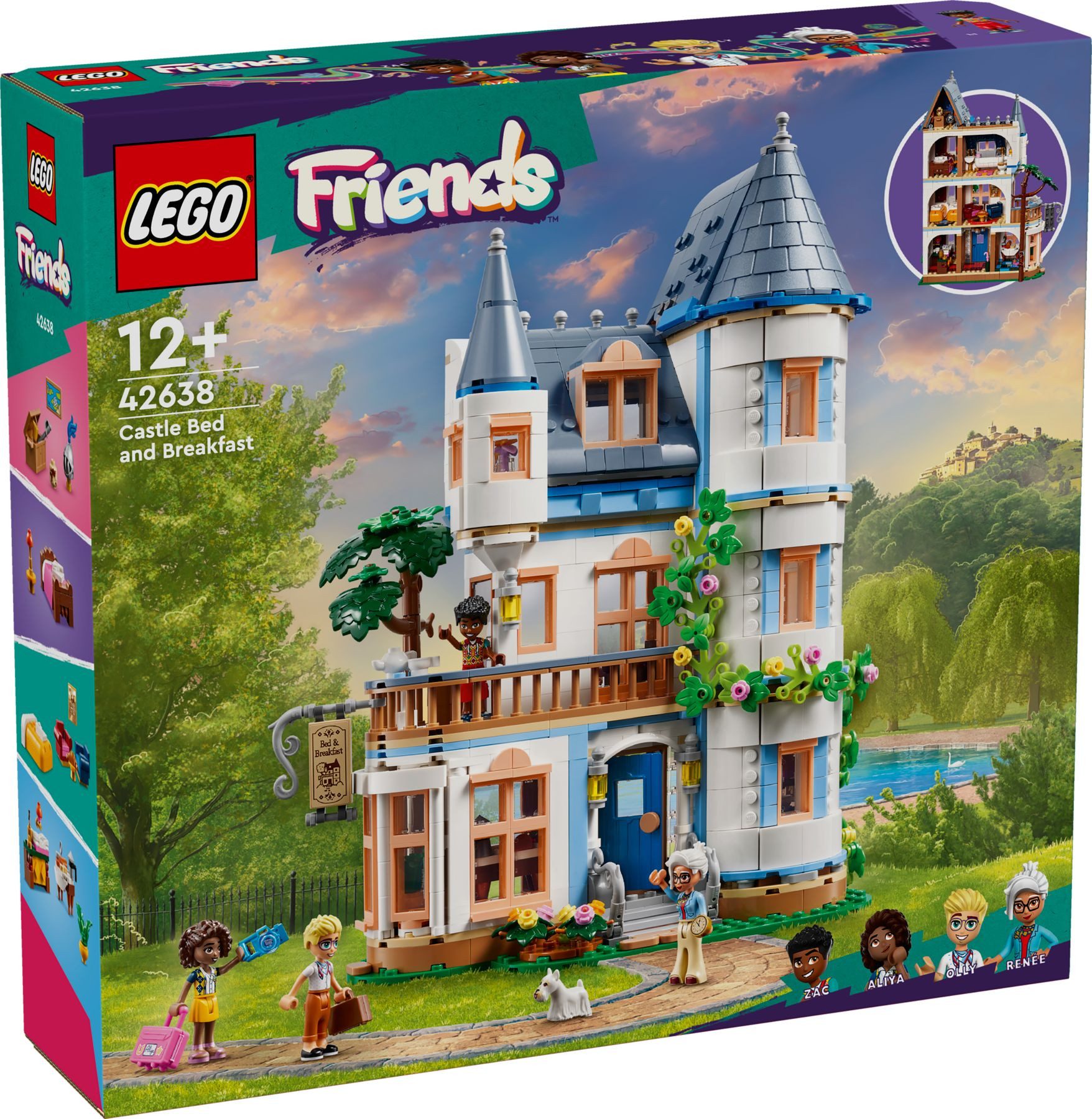 LEGO® LEGO® Friends 42638 Burg mit Ferienunterkunft Konstruktionsspielstein günstig online kaufen