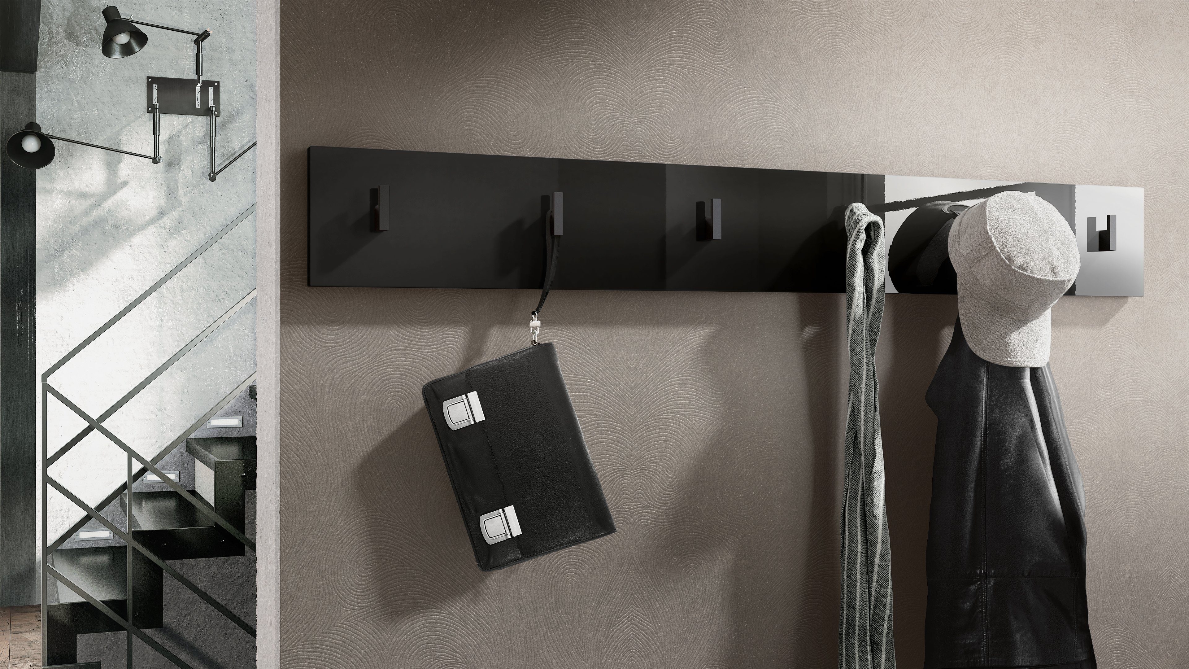 Vladon Garderobenpaneel Linea V1 (Wandgarderobe, mit günstig online kaufen