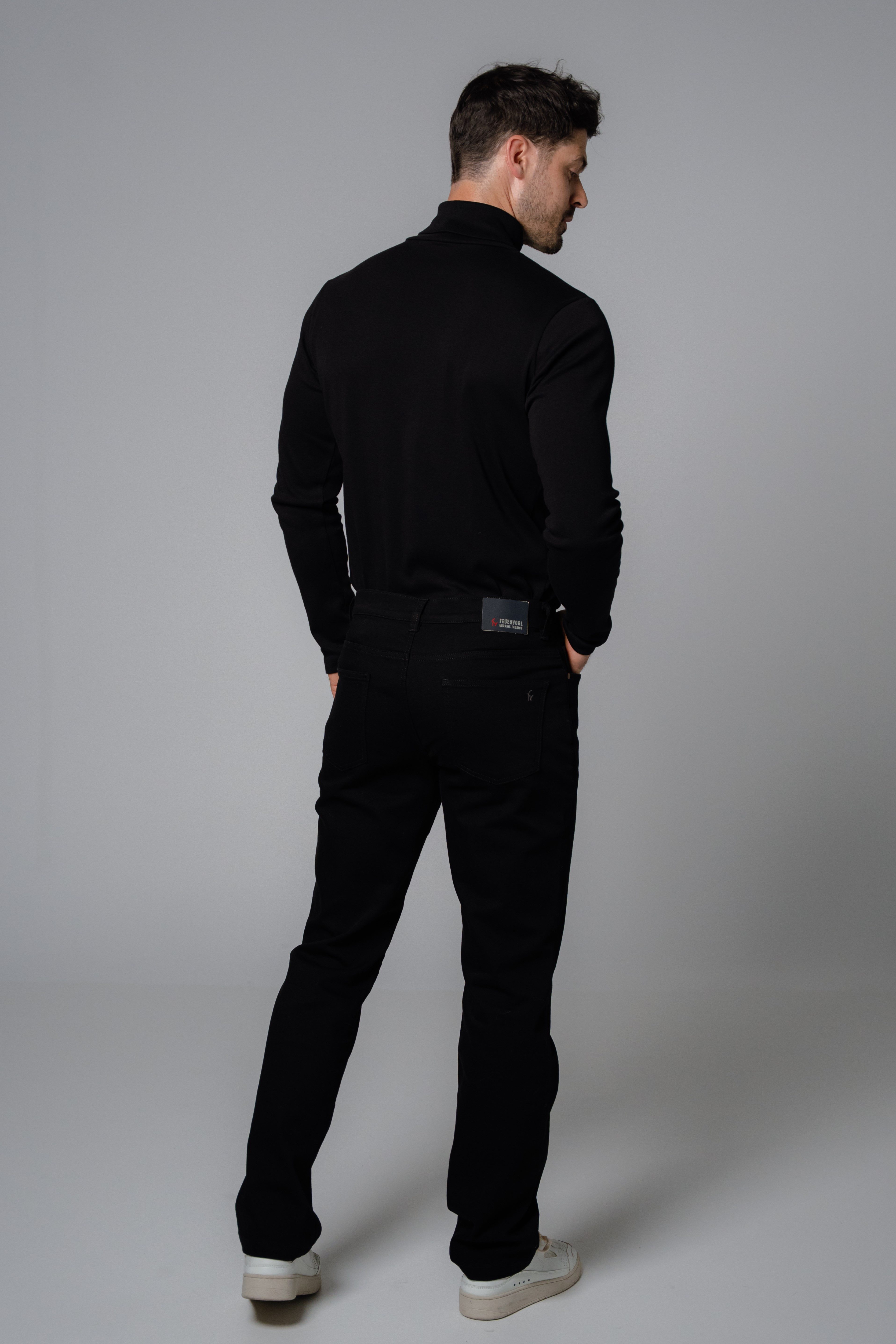 Feuervogl Straight-Jeans fv-Mi:lo Straight Cut, Medium Waist, Stay Black De günstig online kaufen