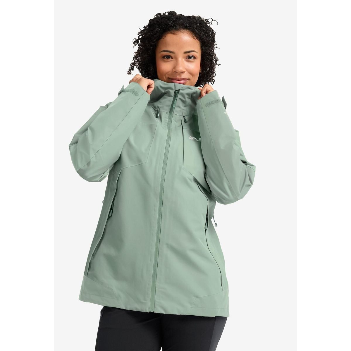 Jack Wolfskin Outdoorjacke Flextrail 2L Jacket W Wasserdichte und winddichte Damenjacke für Wanderungen, mit