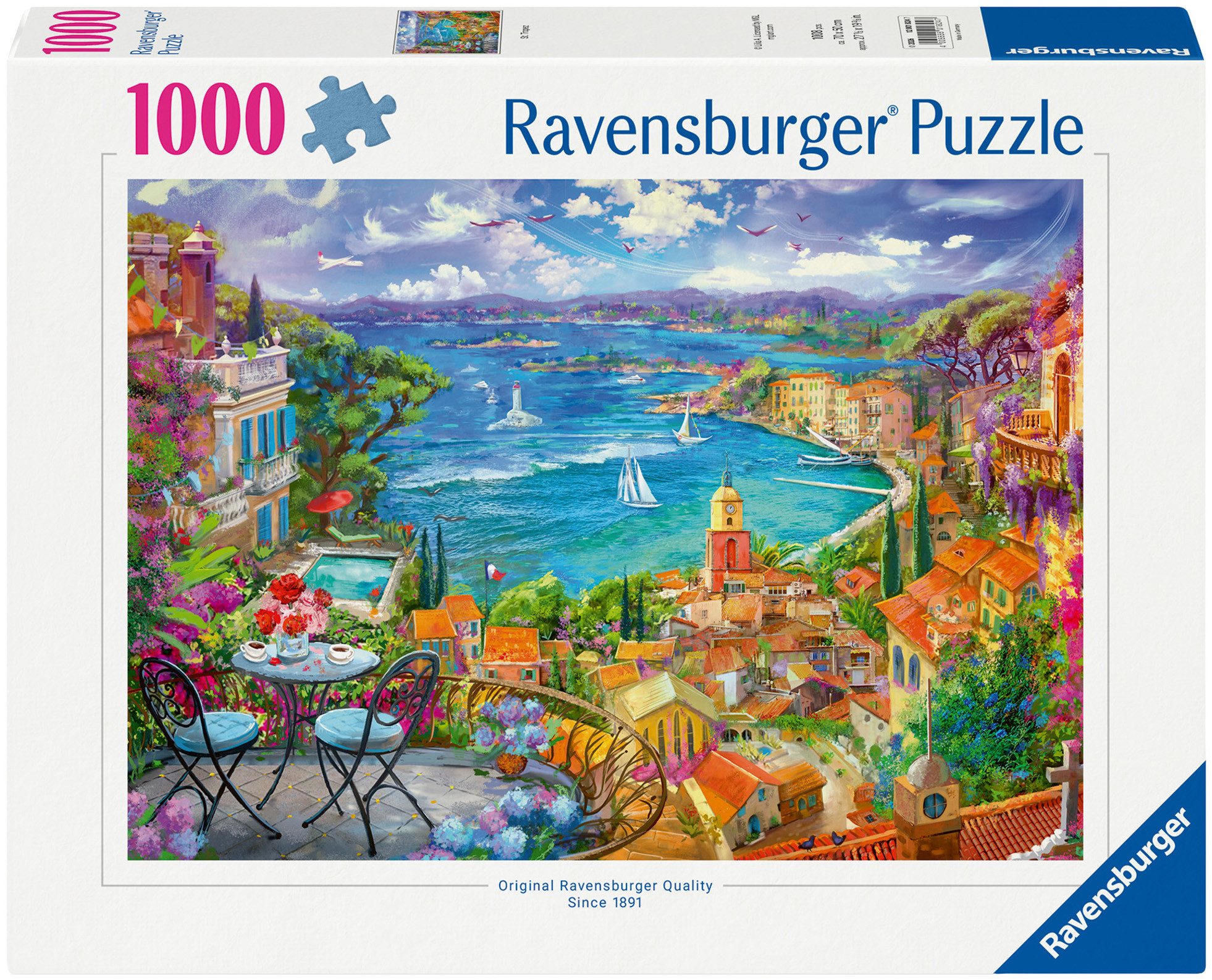 Ravensburger Puzzle St. Tropez, 1000 Puzzleteile, Made in Germany