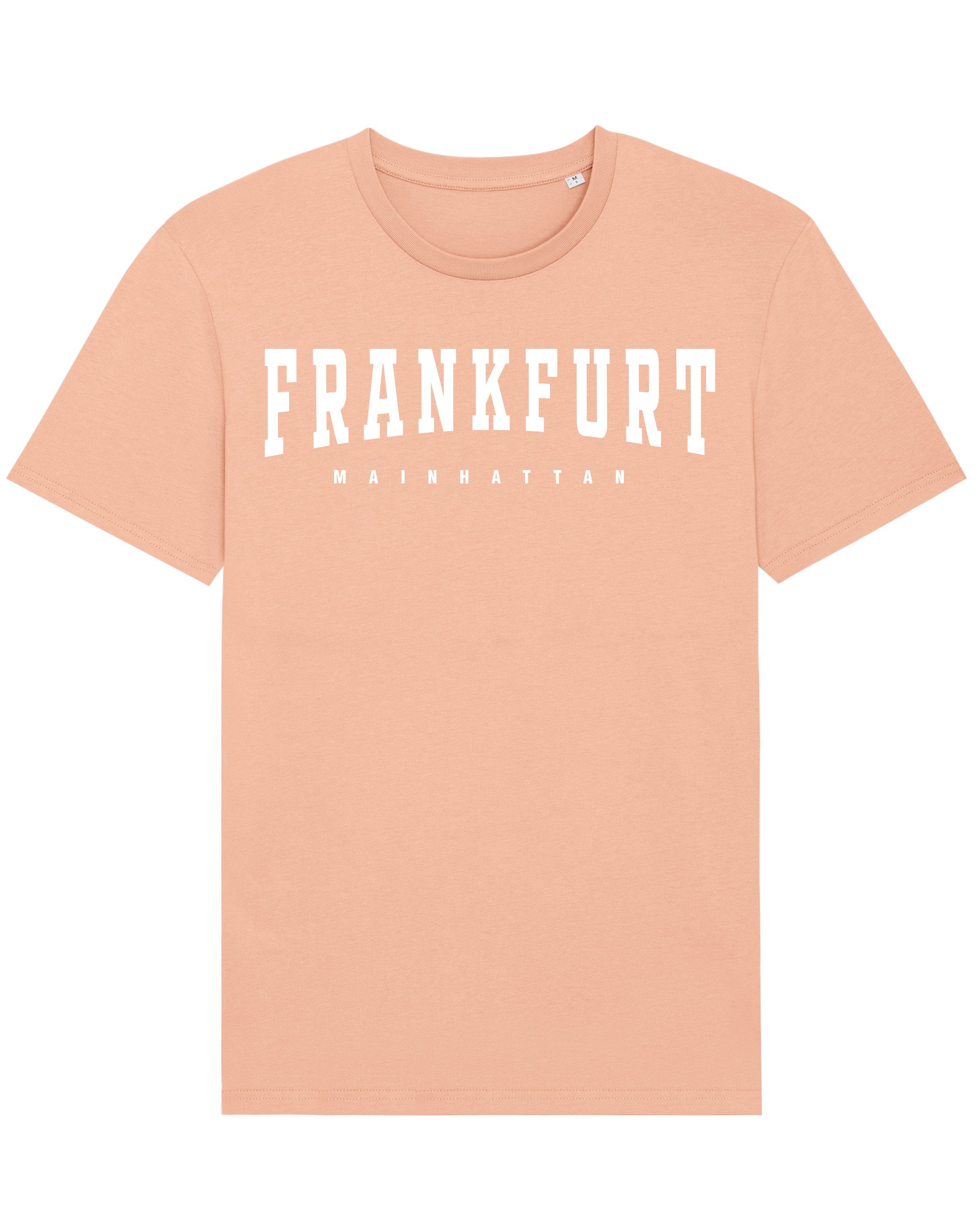 wat? Apparel Print-Shirt Frankfurt (1-tlg) Fraiche Peche | T-Shirts