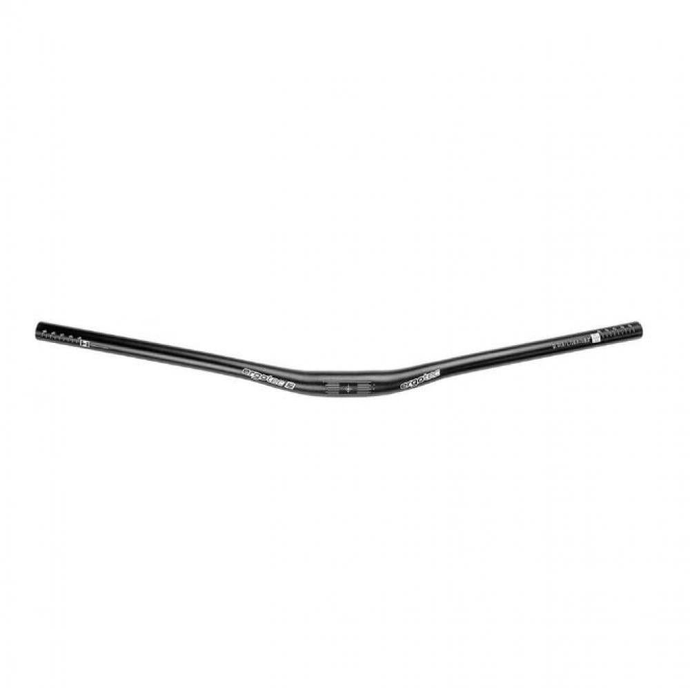 Ergotec Fahrradlenker Ergotec Lenkerbügel Low Riser Alu Ø 31,8 mm 720 mm schwarz/matt 9°