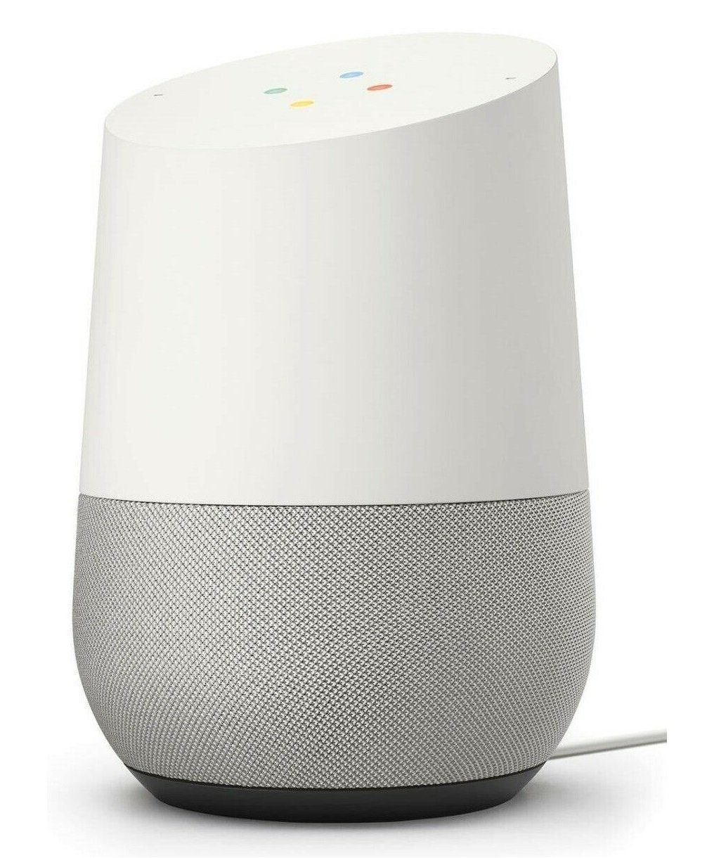 Google Home Smart Speaker Sprachassistent Streaming Box WLAN Lautsprecher weiß 
