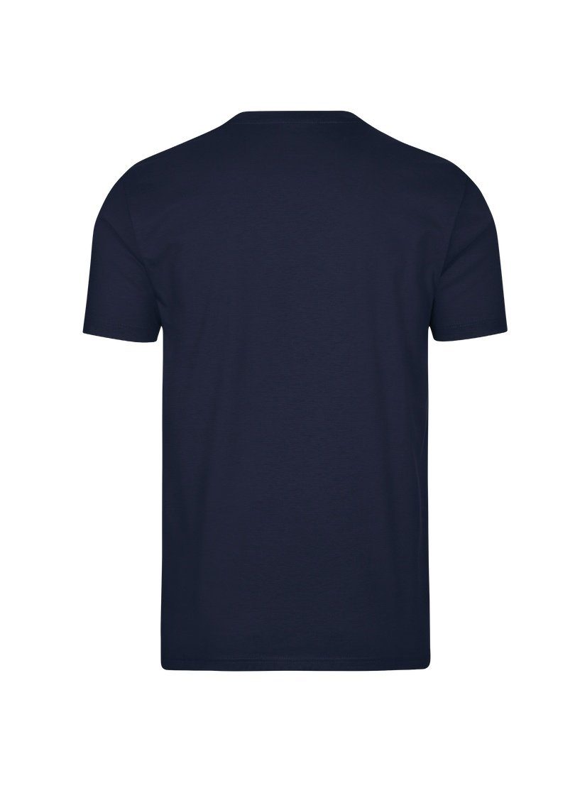 Baumwolle 100% aus T-Shirt navy Trigema T-Shirt TRIGEMA