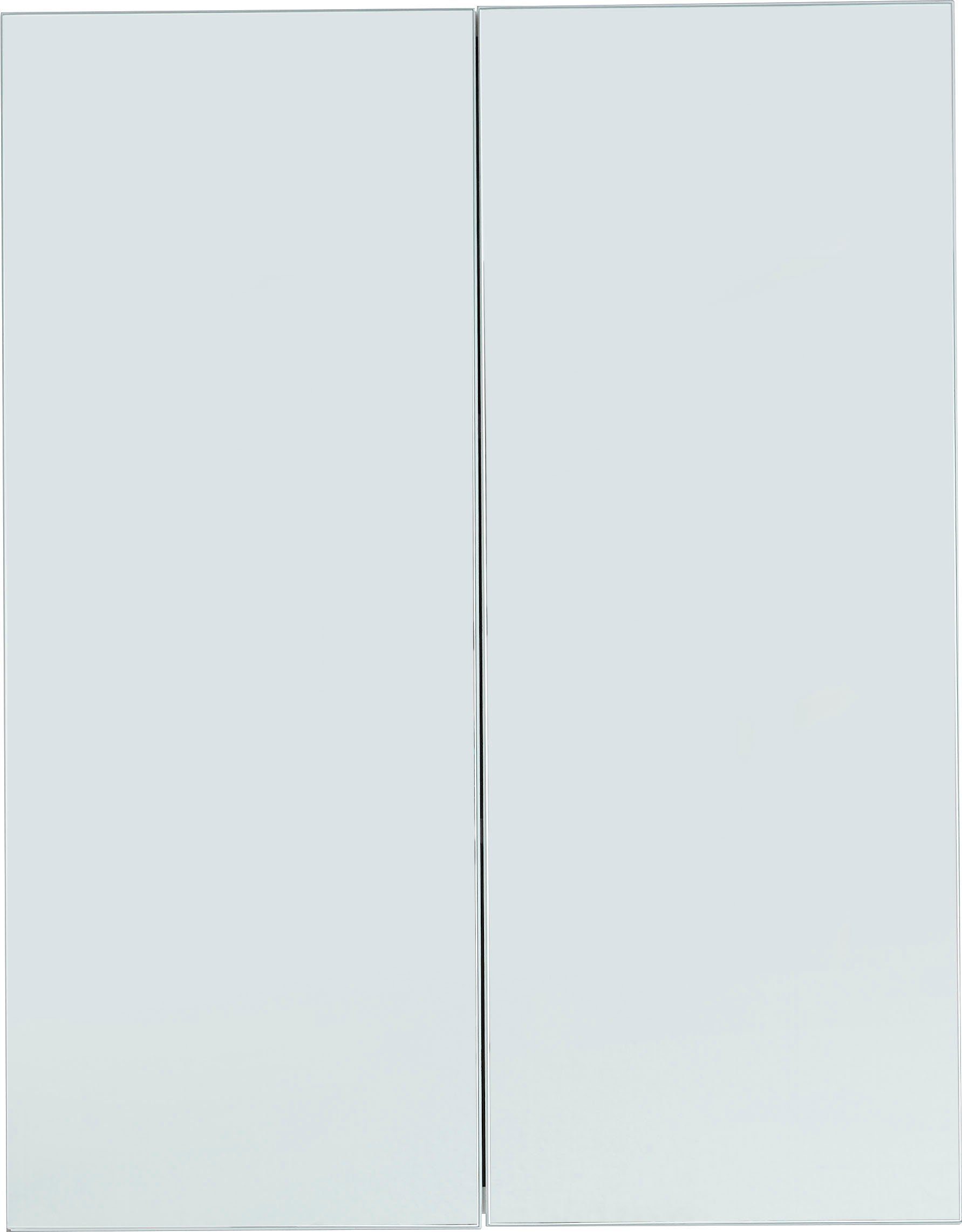 welltime Spiegelschrank Sovana Badschrank wahlweise mit oder ohne Beleuchtung - (B/T/H) 60/18/67 cm