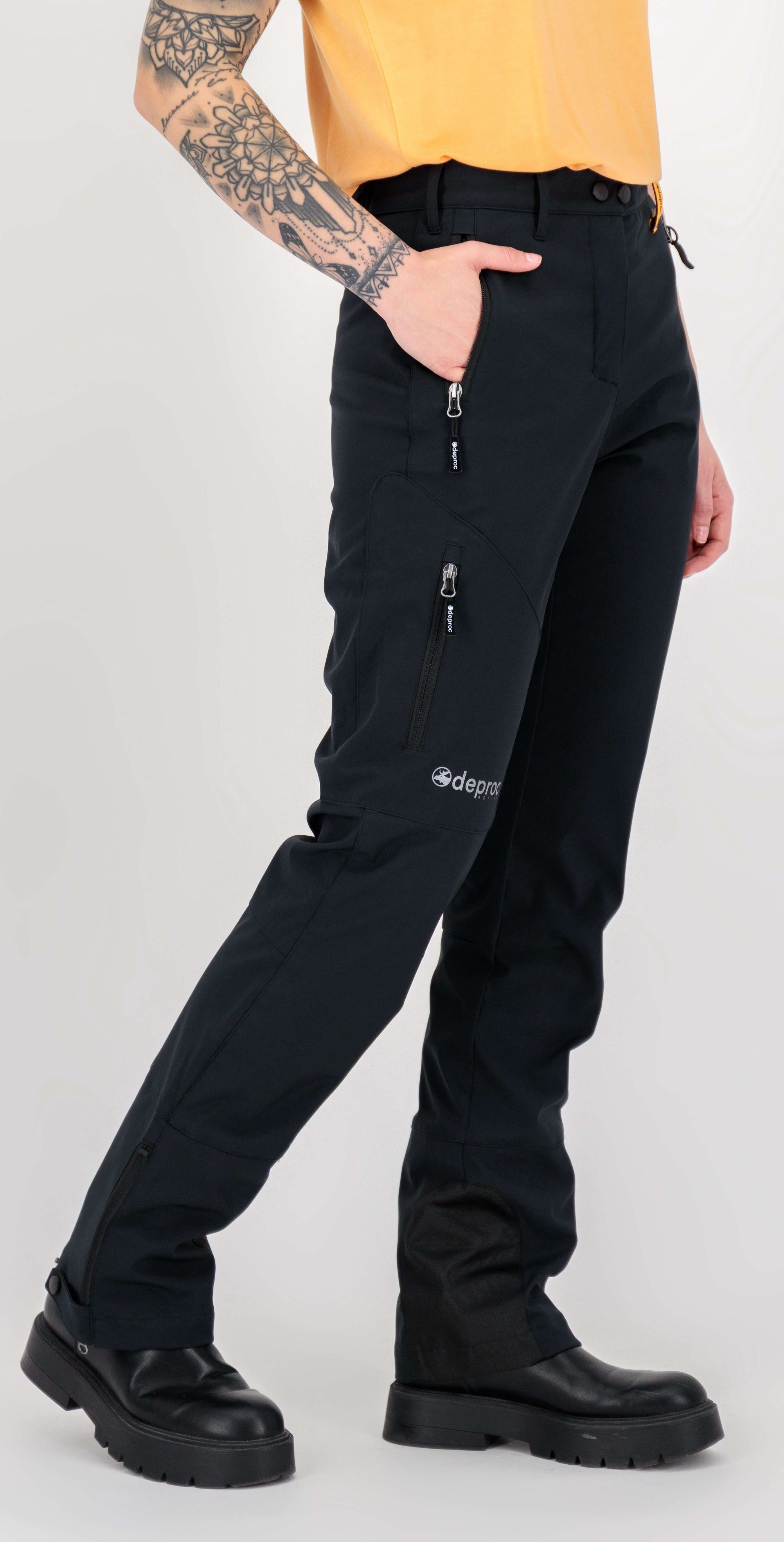 DEPROC Active Softshellhose STERLING SKI WOMEN OS Wintersporthose Softshellhose Langlaufhose