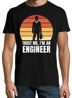 Youth Designz T-Shirt Engineer Herren Shirt mit trendigem Ingenieur Frontdruck