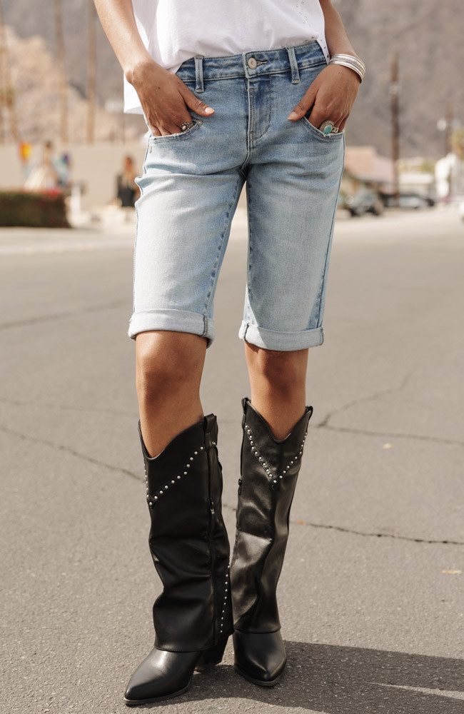 Freeman T. Porter Jeansshorts Belixa Super Stretch Denim jalneo light günstig online kaufen